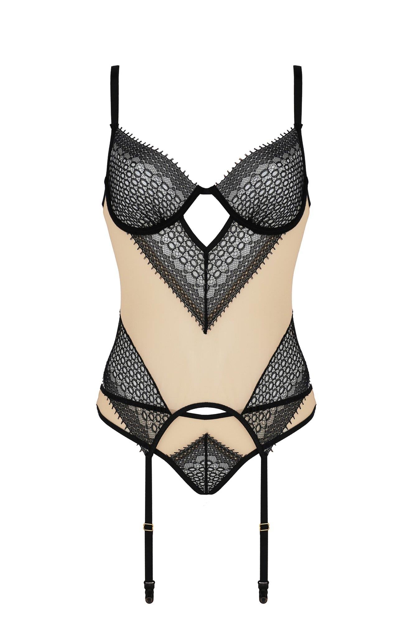 Lingerie-Corset DENERYS beige L/XL