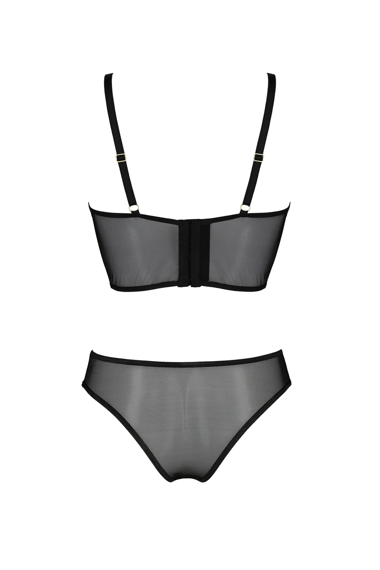 Bielizna-DENERYS SET black L/XL