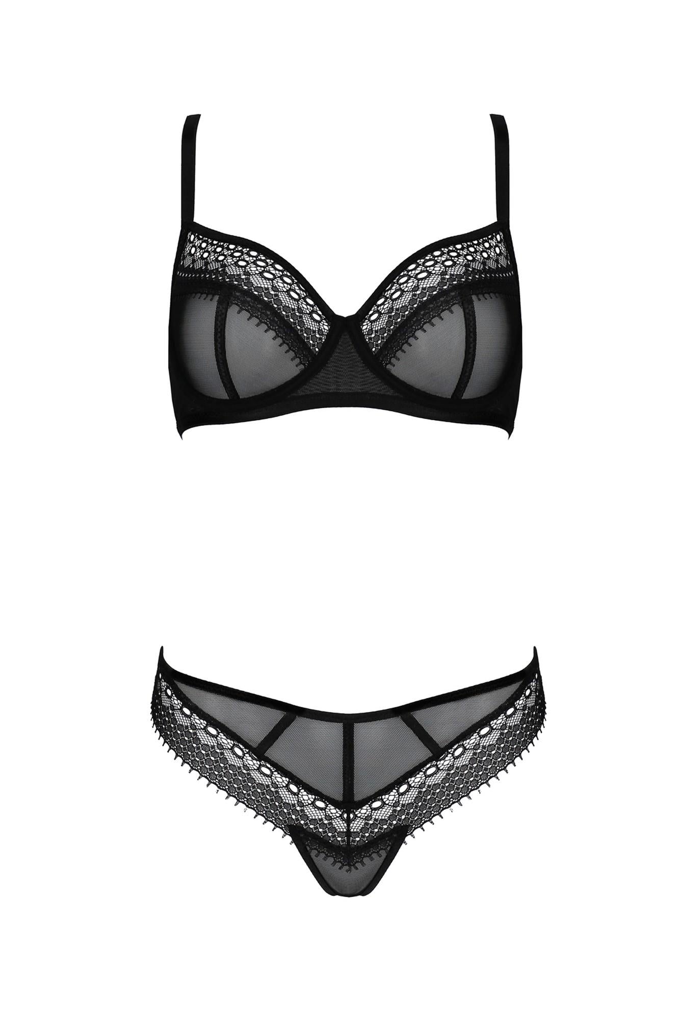 Lingerie-DENERYS BIKINI noir XXL/XXXL