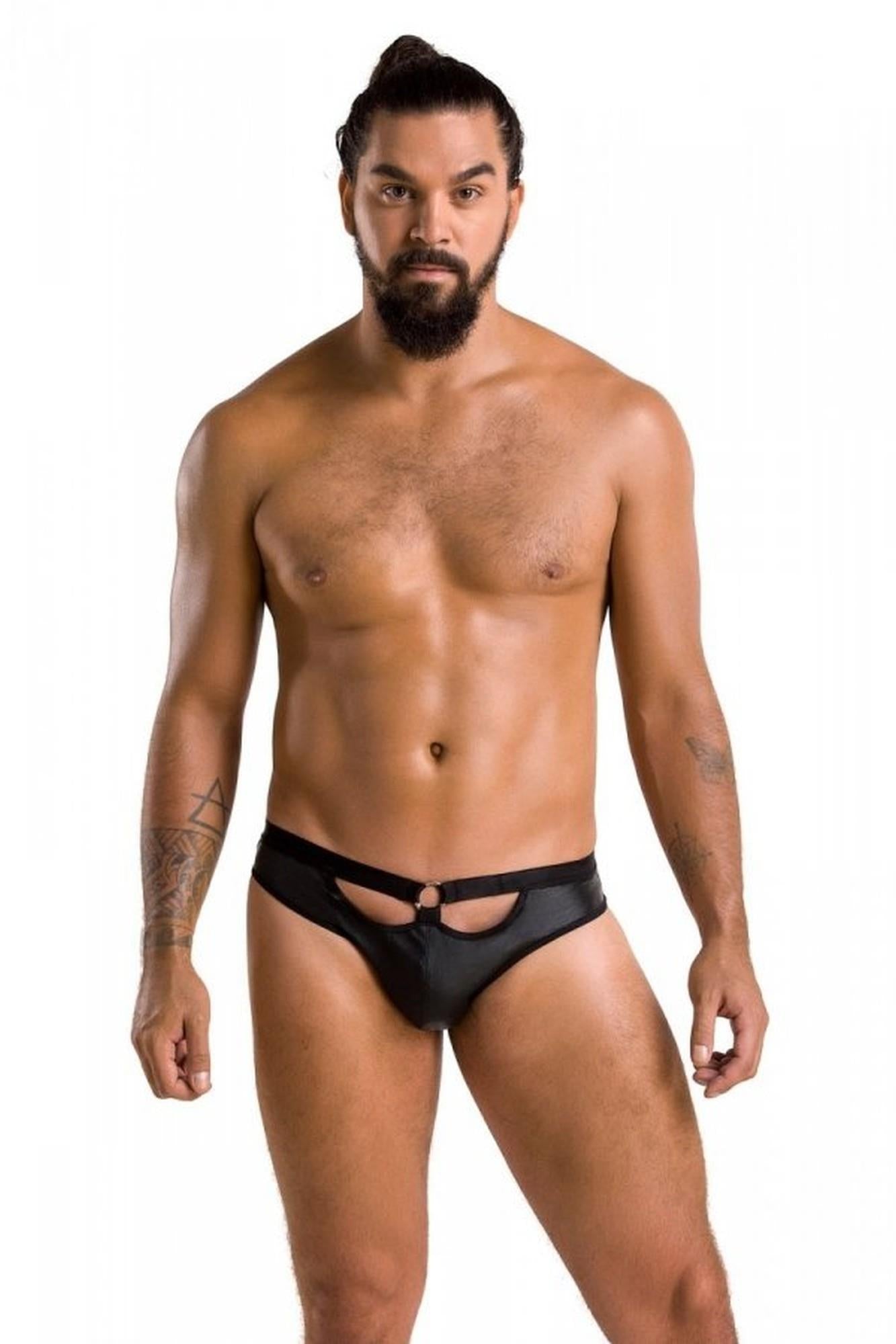 041 SLIP OUVERT JOE noir S/M - Passion