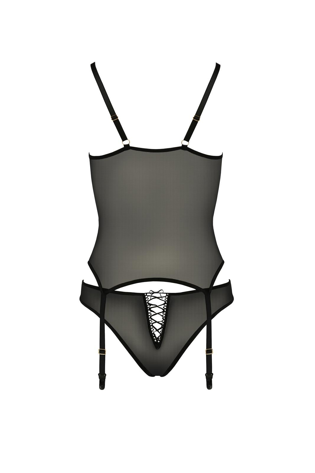Lingerie-LARA CORSET noir XXL/XXXL - Casmir