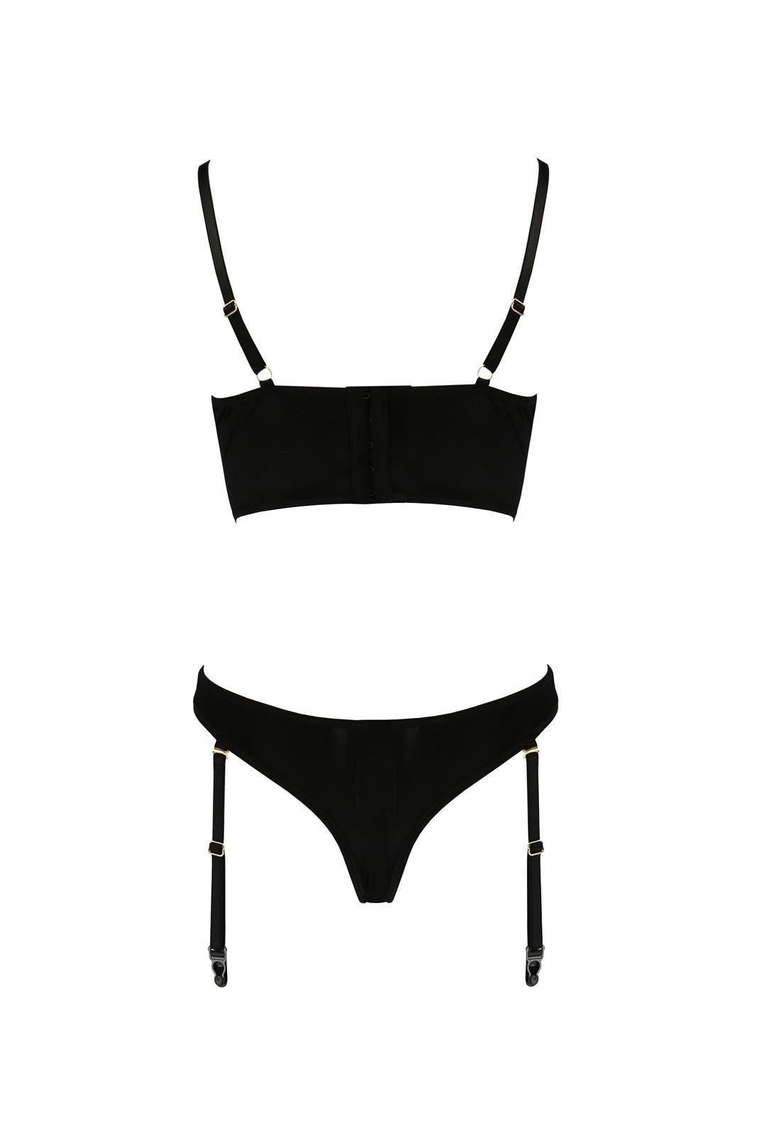 Lingerie - ENSEMBLE LARA noir L/XL - Casmir
