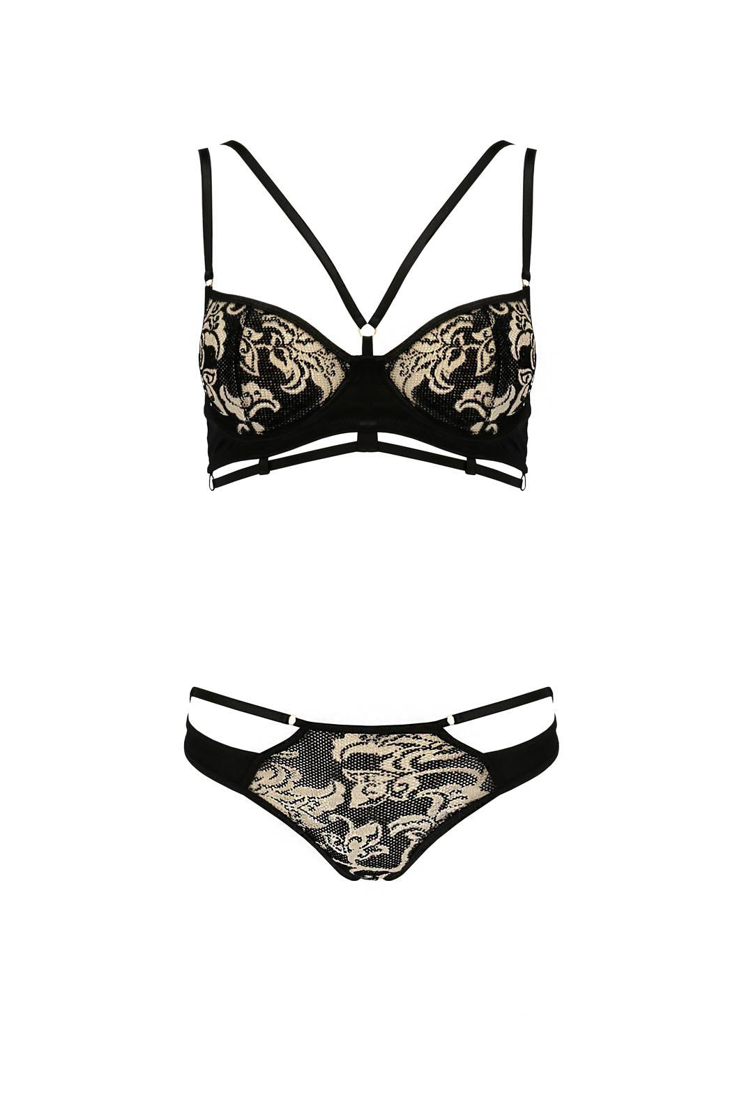 Lingerie-VICTORIA BIKINI noir L/XL - Casmir