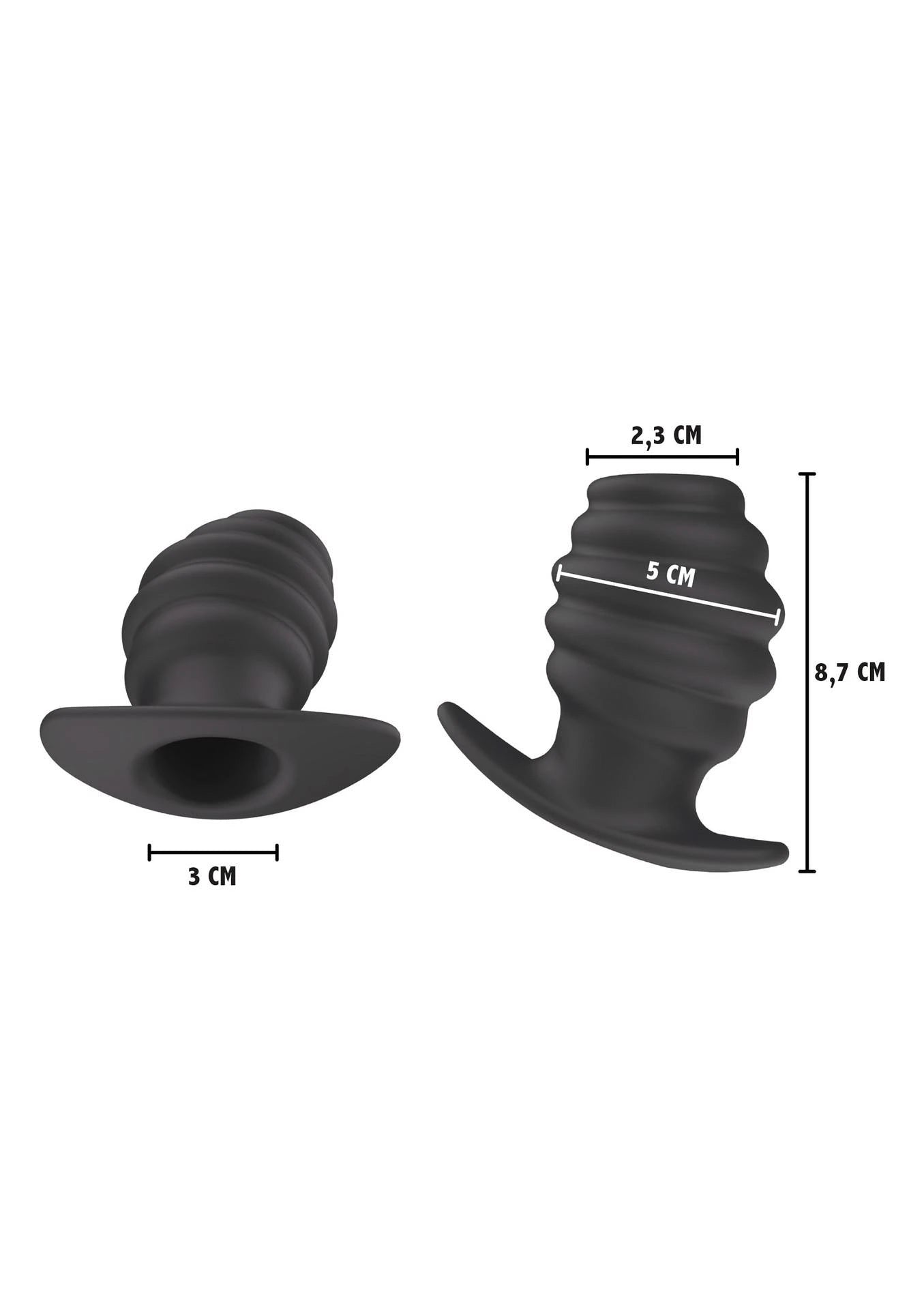 Intruder Open Plug M Black