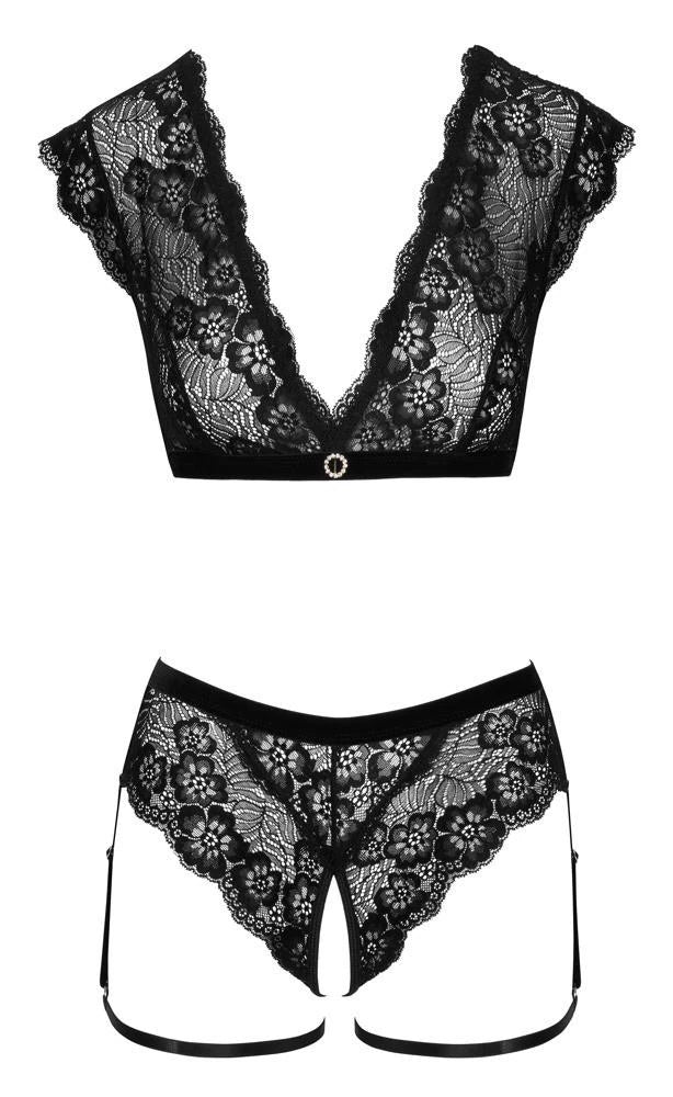 Haut et string ouverts M