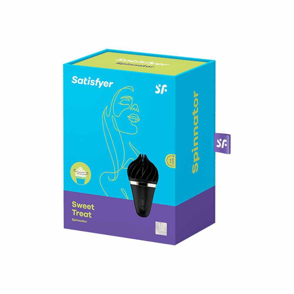 Sweet Treat - Stimulating Tongue Spinnator - Black/Gold