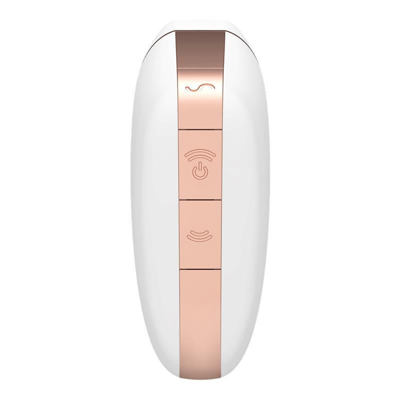 Love Triangle - Air Pulse Stimulator and Vibration - White