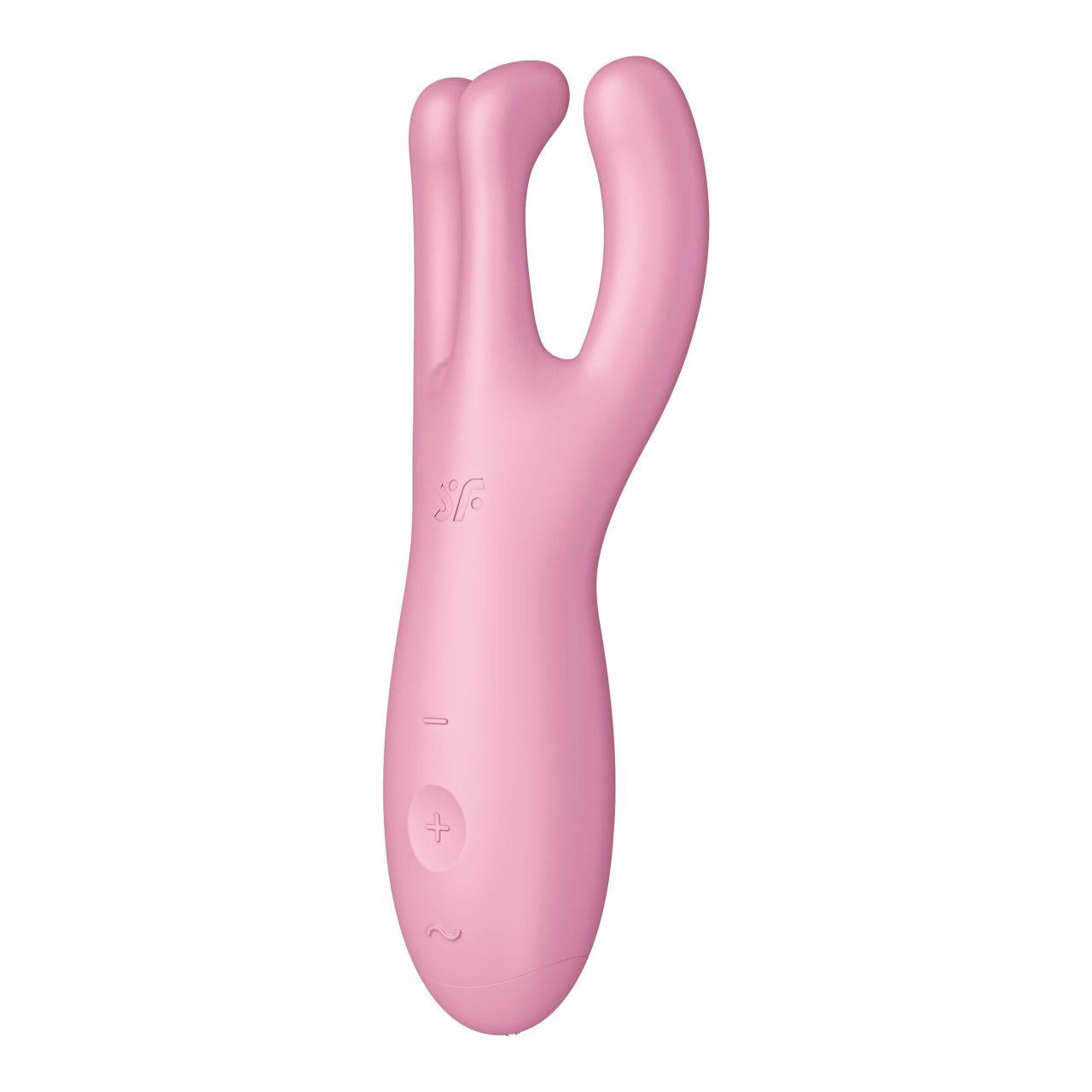 Vibrator-Threesome 4 Connect App (Pink)