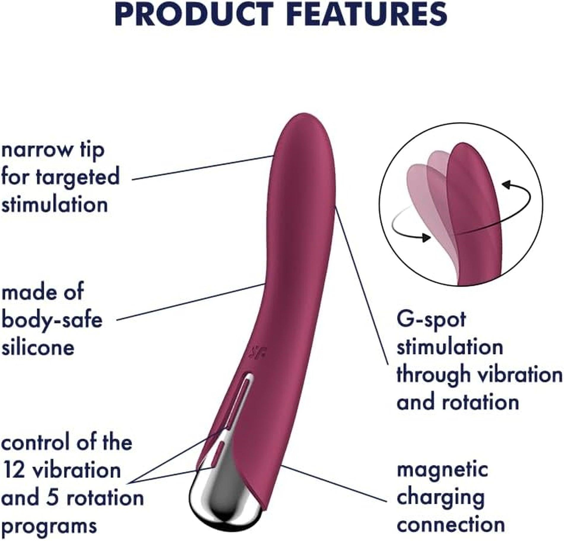 Satisfyer Spinning Vibe 1 Rouge