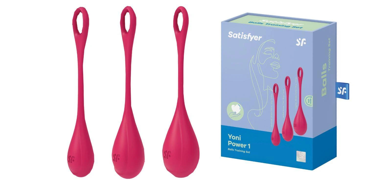 Yoni Power 1 - Kegel Ball Set - Red