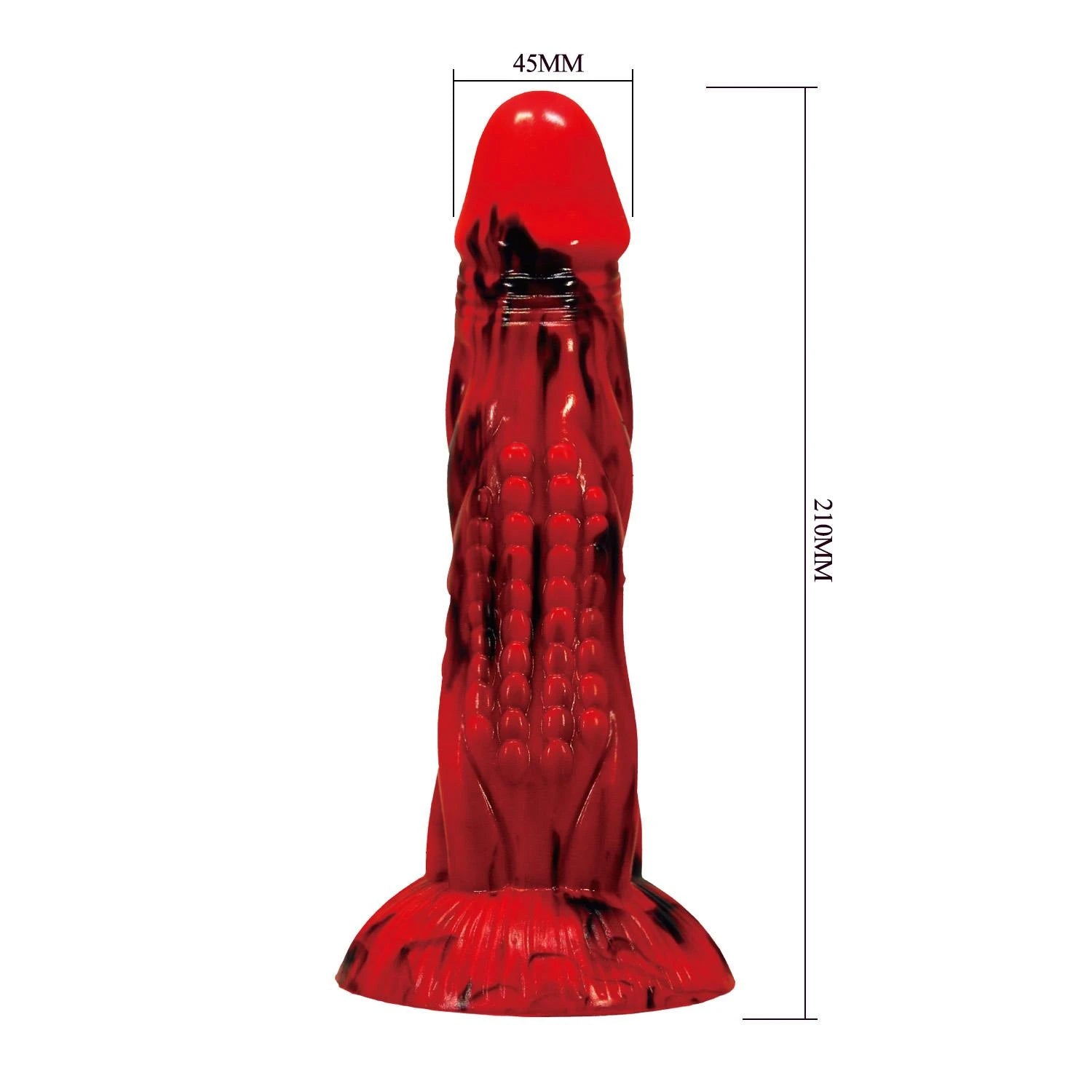 Power Monsters Minotaur – 21 cm Rippled Monster Silicone Dildo
