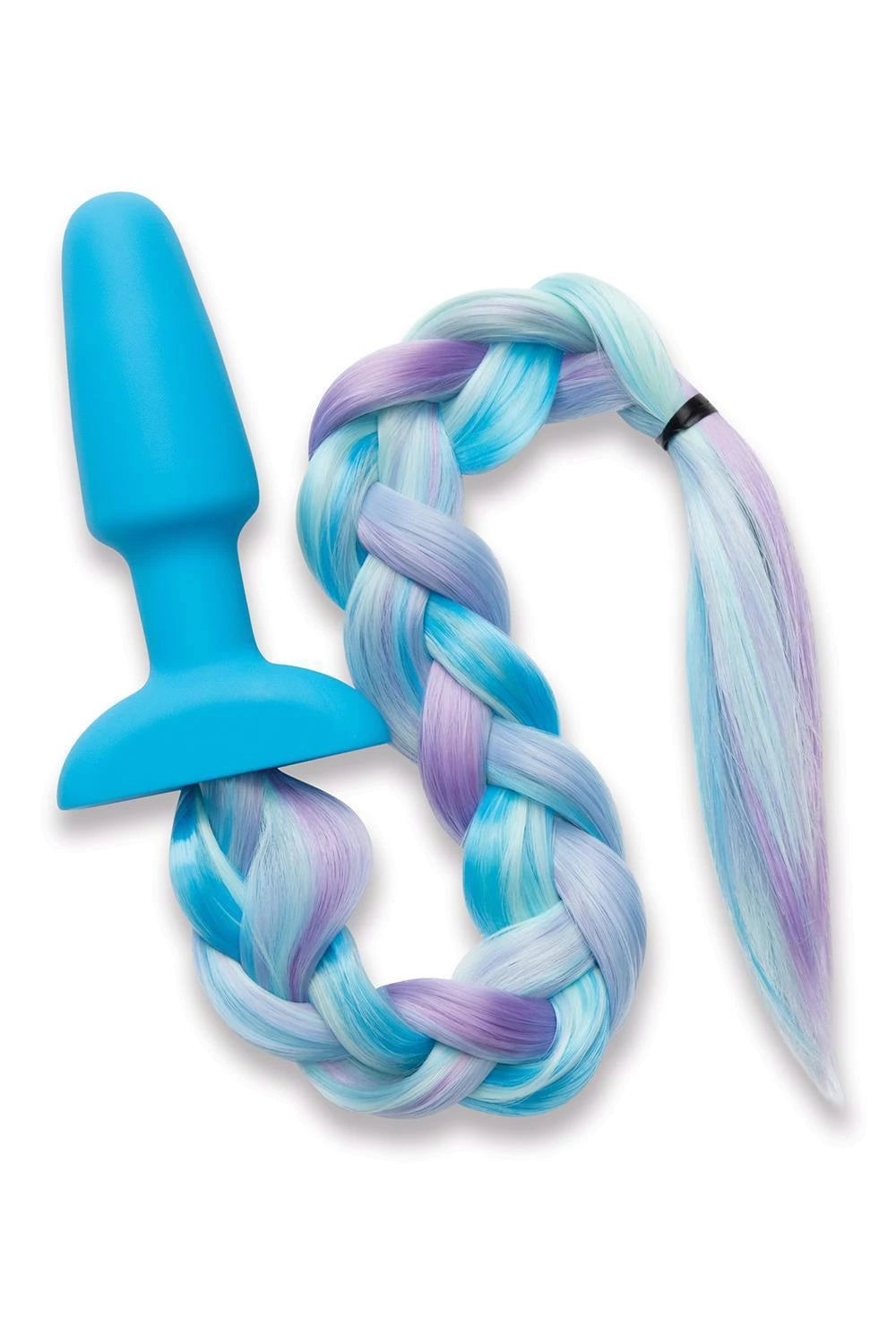 WHIPSMART 4.9 INCH PLUG EN SILICONE AVEC QUEUE DE LICORNE À POMPON