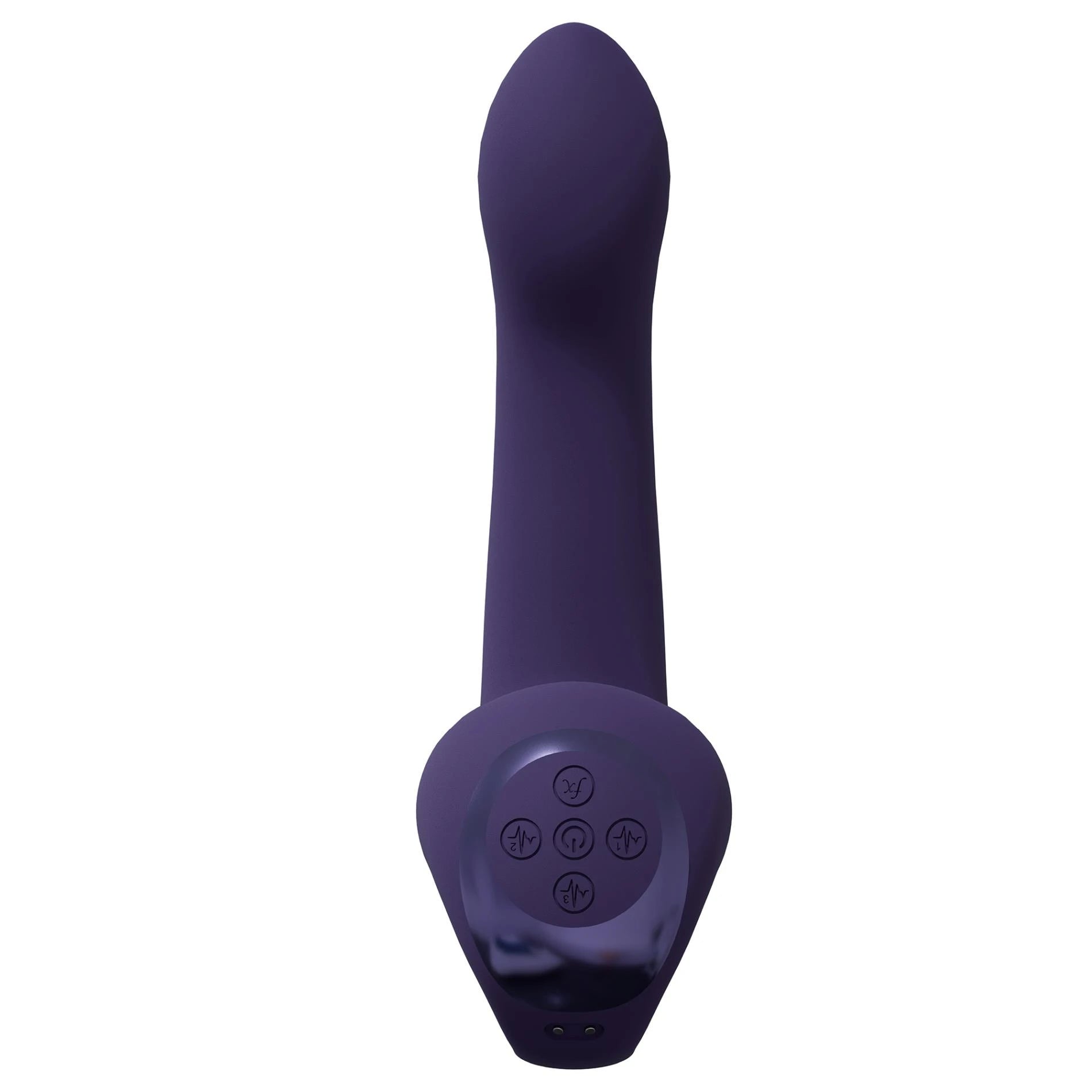Riko – Vibrateur rechargeable triple action avec mouvement de doigt avancé et stimulateur d'ondes pulsées – Violet