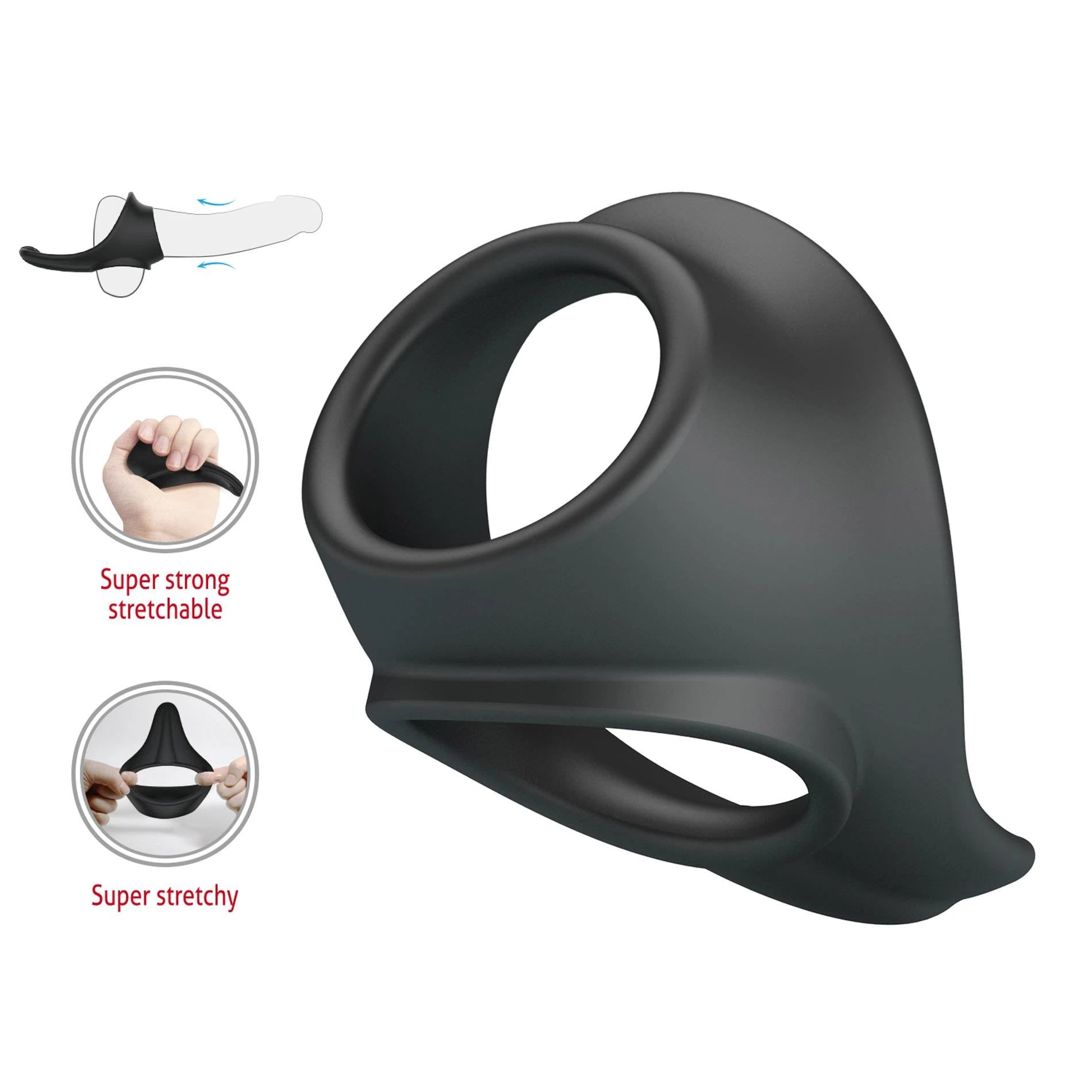 Crazy Bull Zadok Silicone Cock & Ball Ring