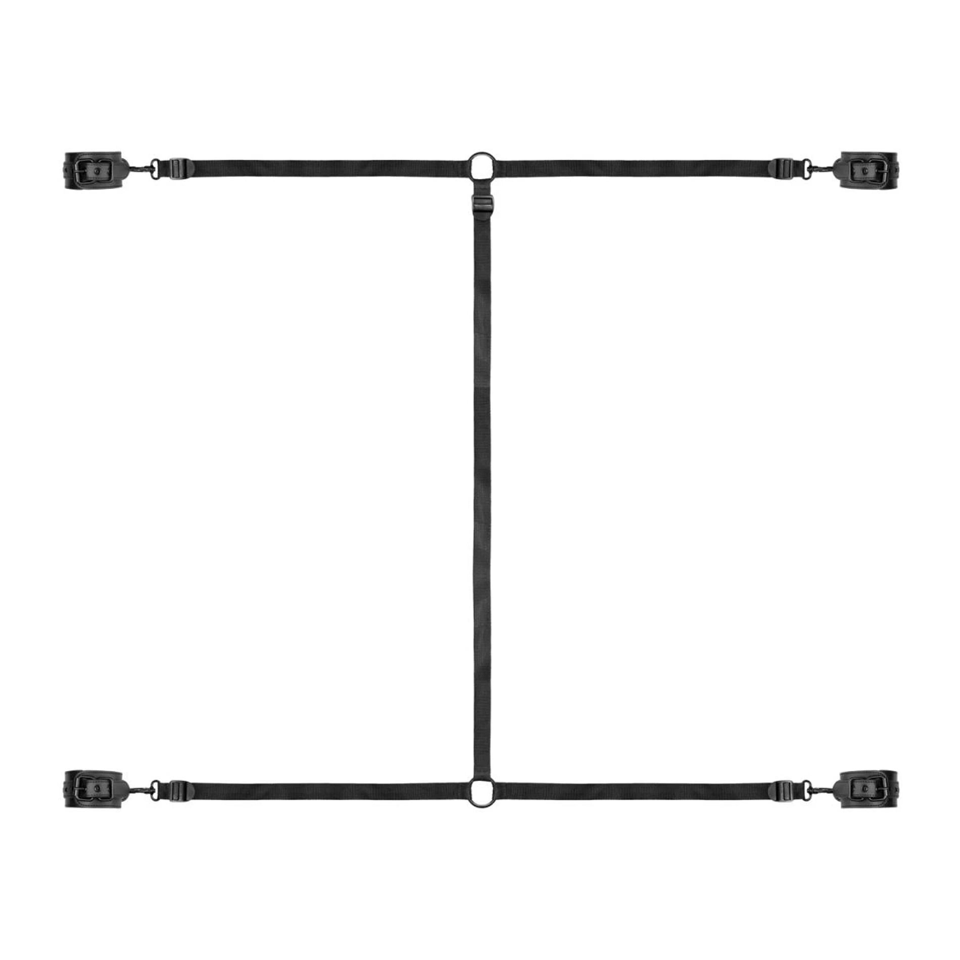 Bedroom Fantasies - Under the bed Restraint Bondage Set Black