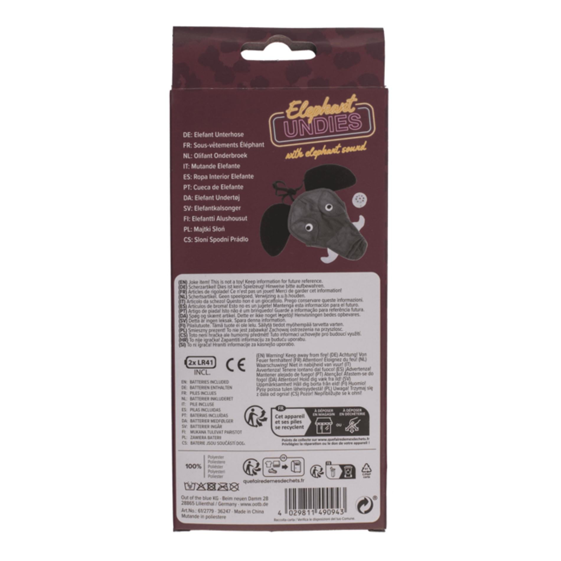 Elephant Underwear with Sound – A Naughty Gadget with a Trunk and Humor