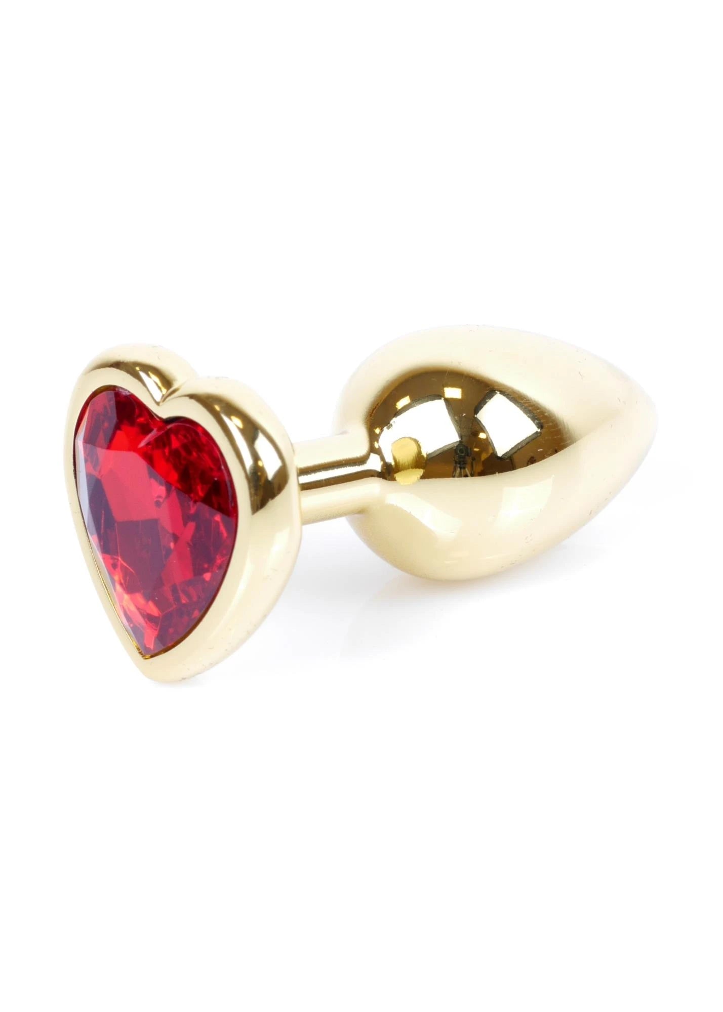 Plug-Bijou Or Coeur PLUG - Rouge