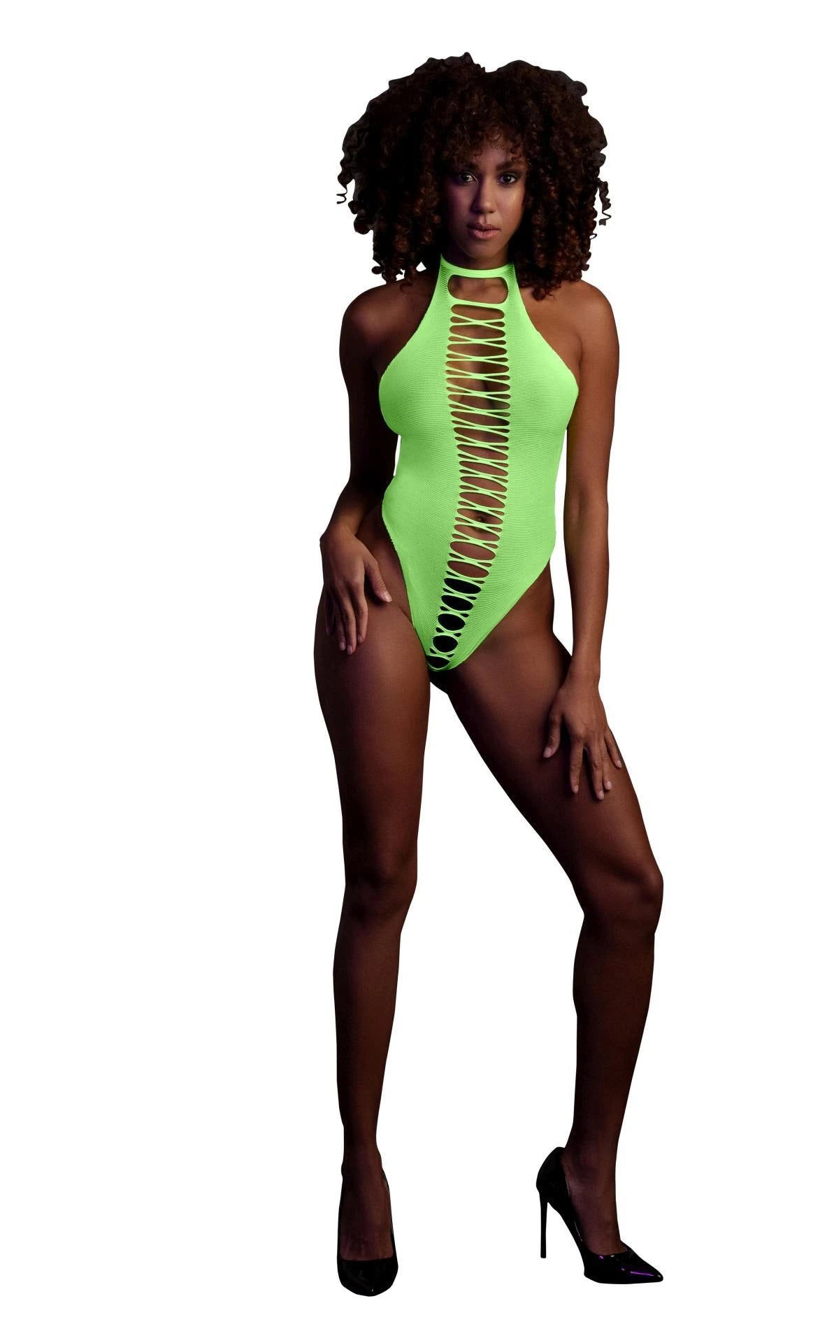 High-Cut Body - One Size - Neon Green