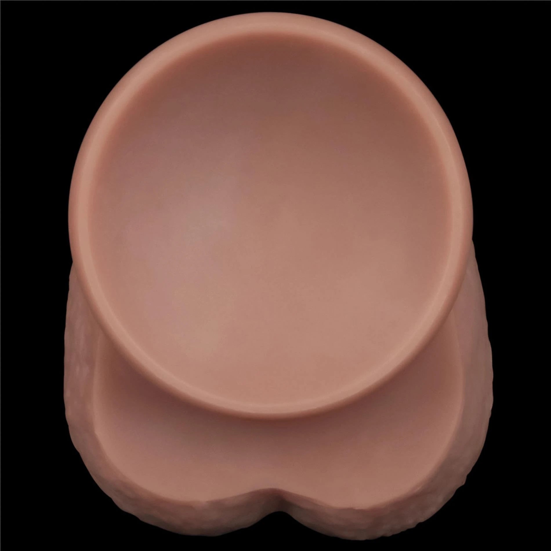 14.5'' Pénis XXL en silicone pliable à double couche (chair)