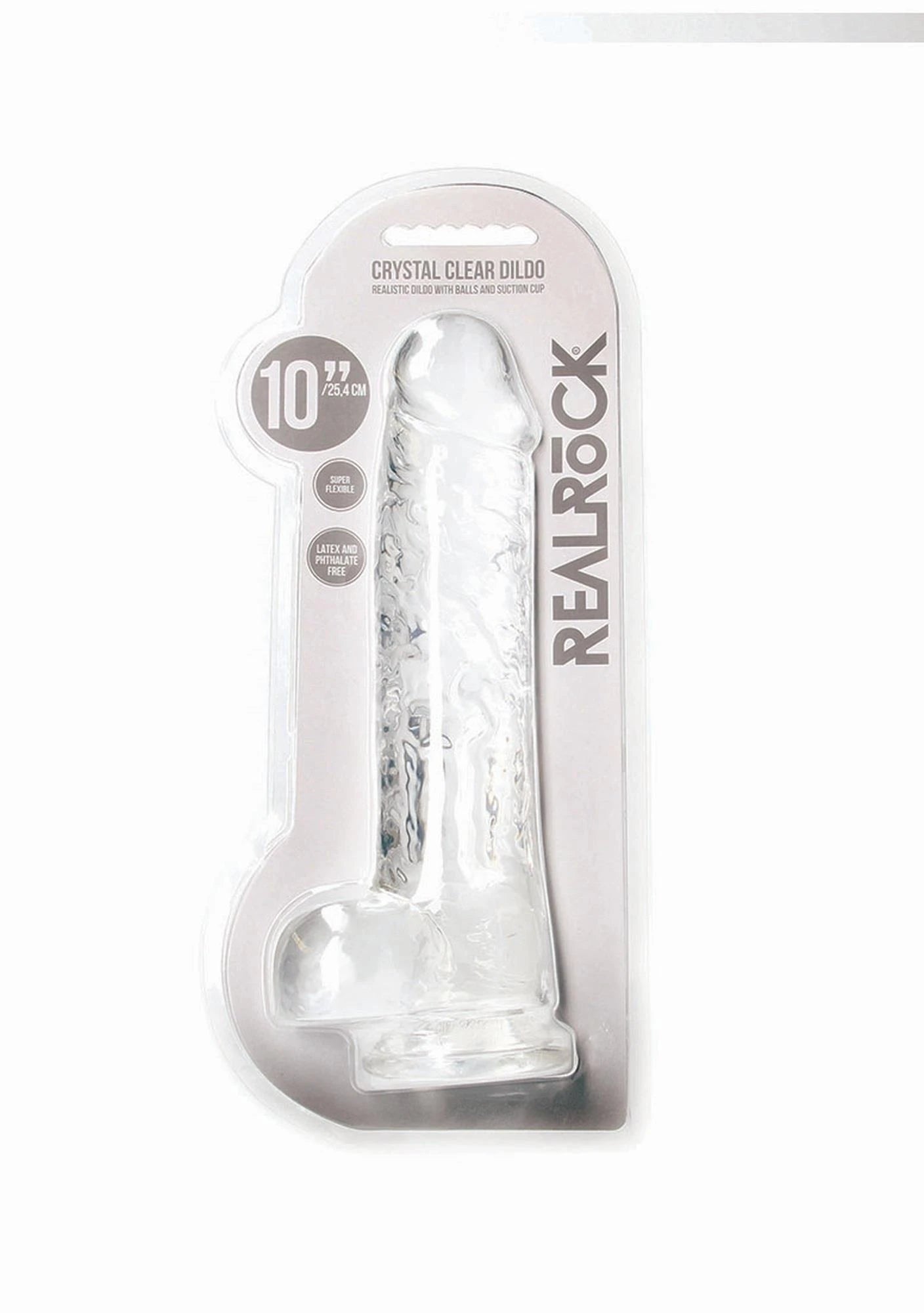 Realistic Dildo with Balls - 10 / 25,4 cm