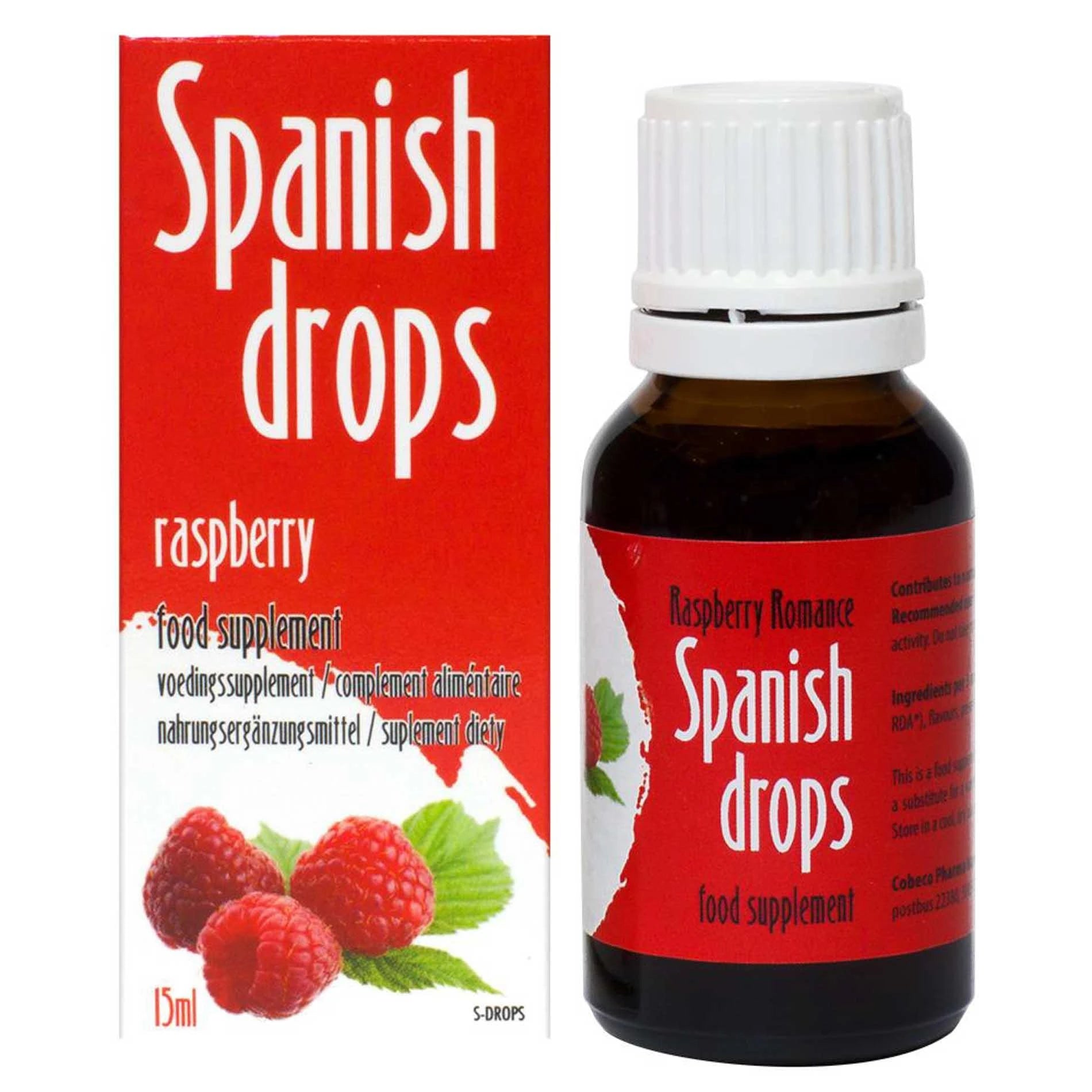 Spanish Drops 15ml Raspberry