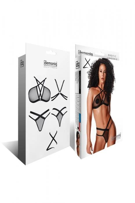 Underwear-LadyX Aina XXL - bra, thong