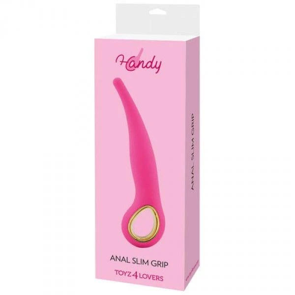 Wibrator-ANALY VIBRATOR HANDY ANAL SLIM GRIP PINK
