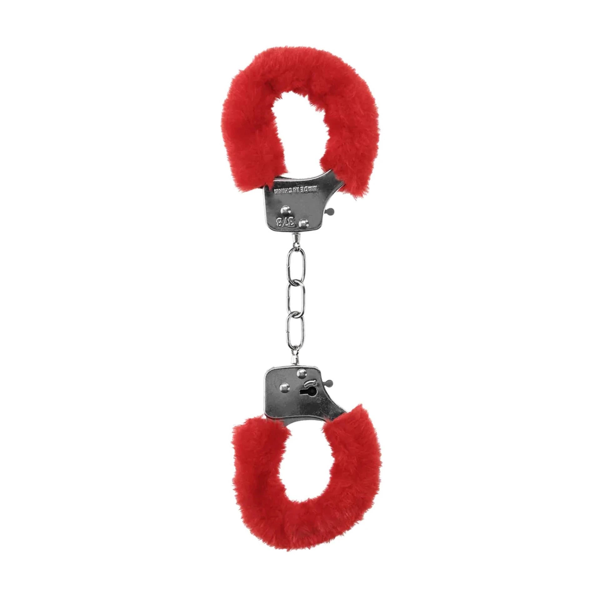 Menottes Plaisir Rouge Fourrure