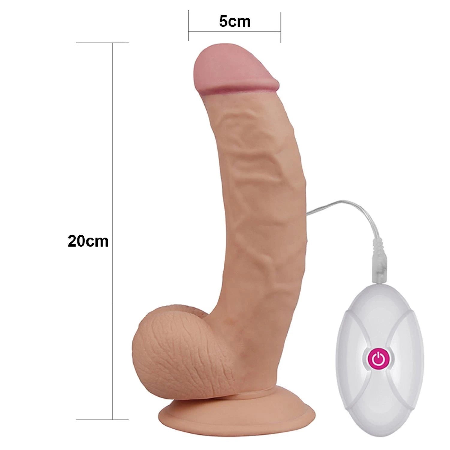 8,5" Le vibromasseur ultra-doux "Dude"