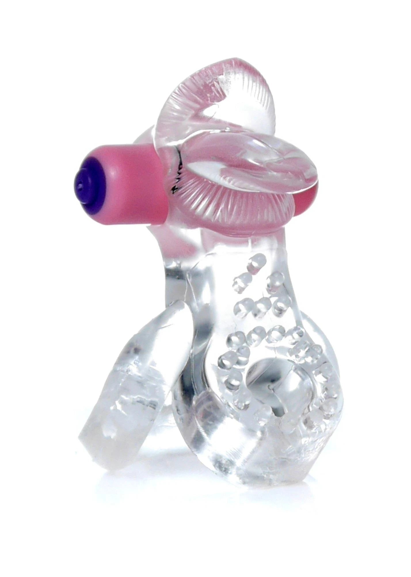 Ring-Tongue Vibro CockRing Clear
