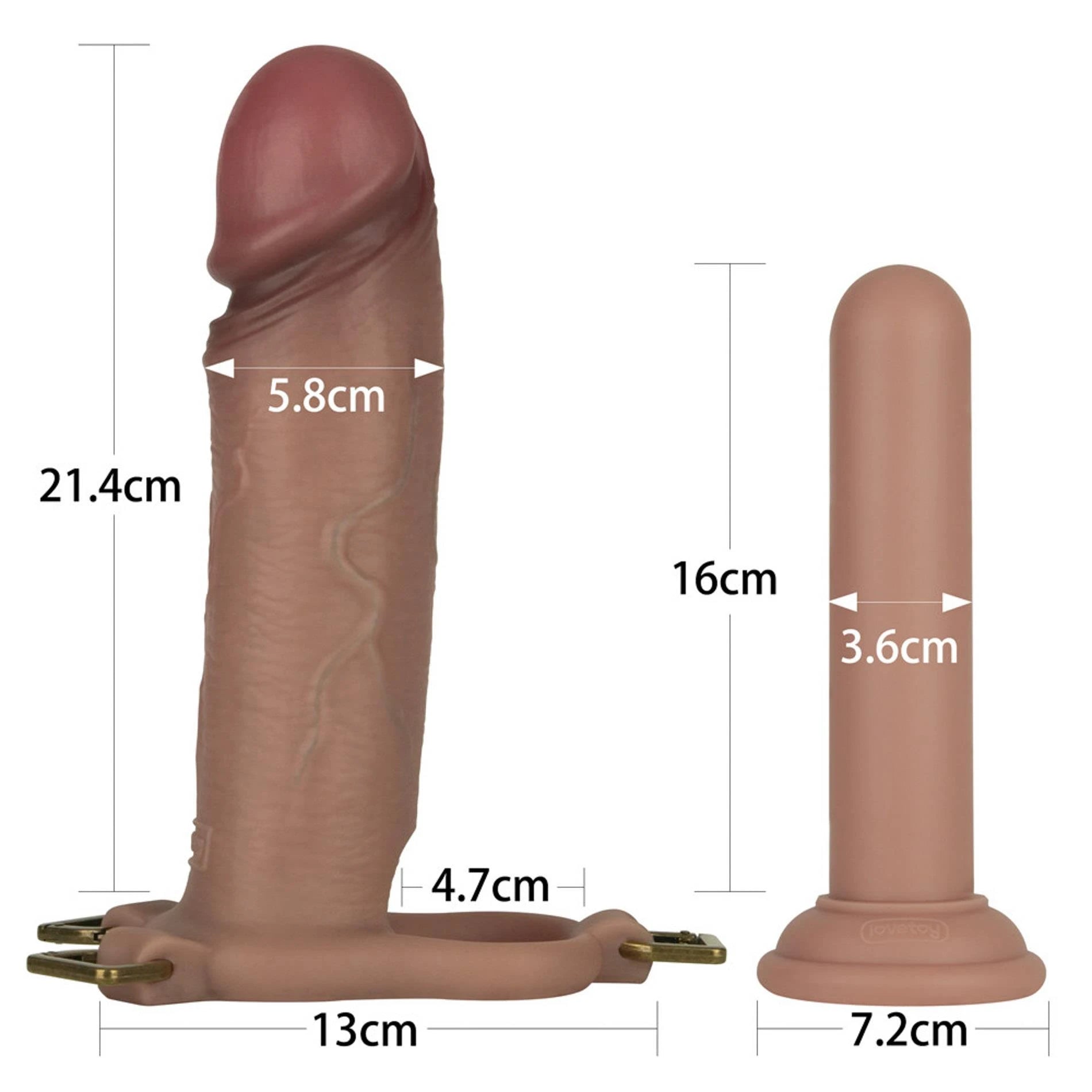 Ingen 9'' Enhanced Set XS/S/M (Flesh)