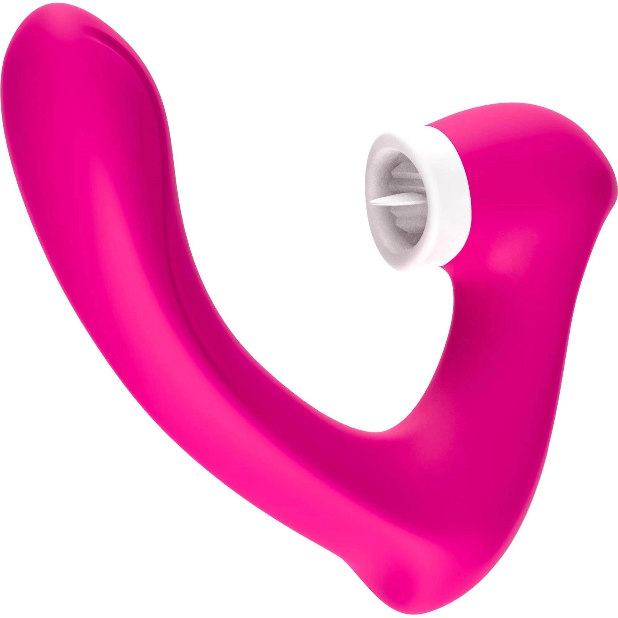 Silicone Stimulator 2*9 Vibration Function Rose Red