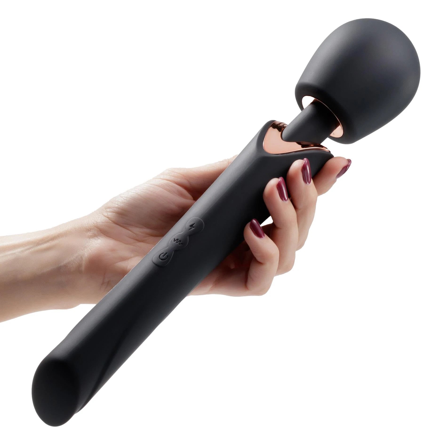 Holly - Rechargeable Wand Massager - Black