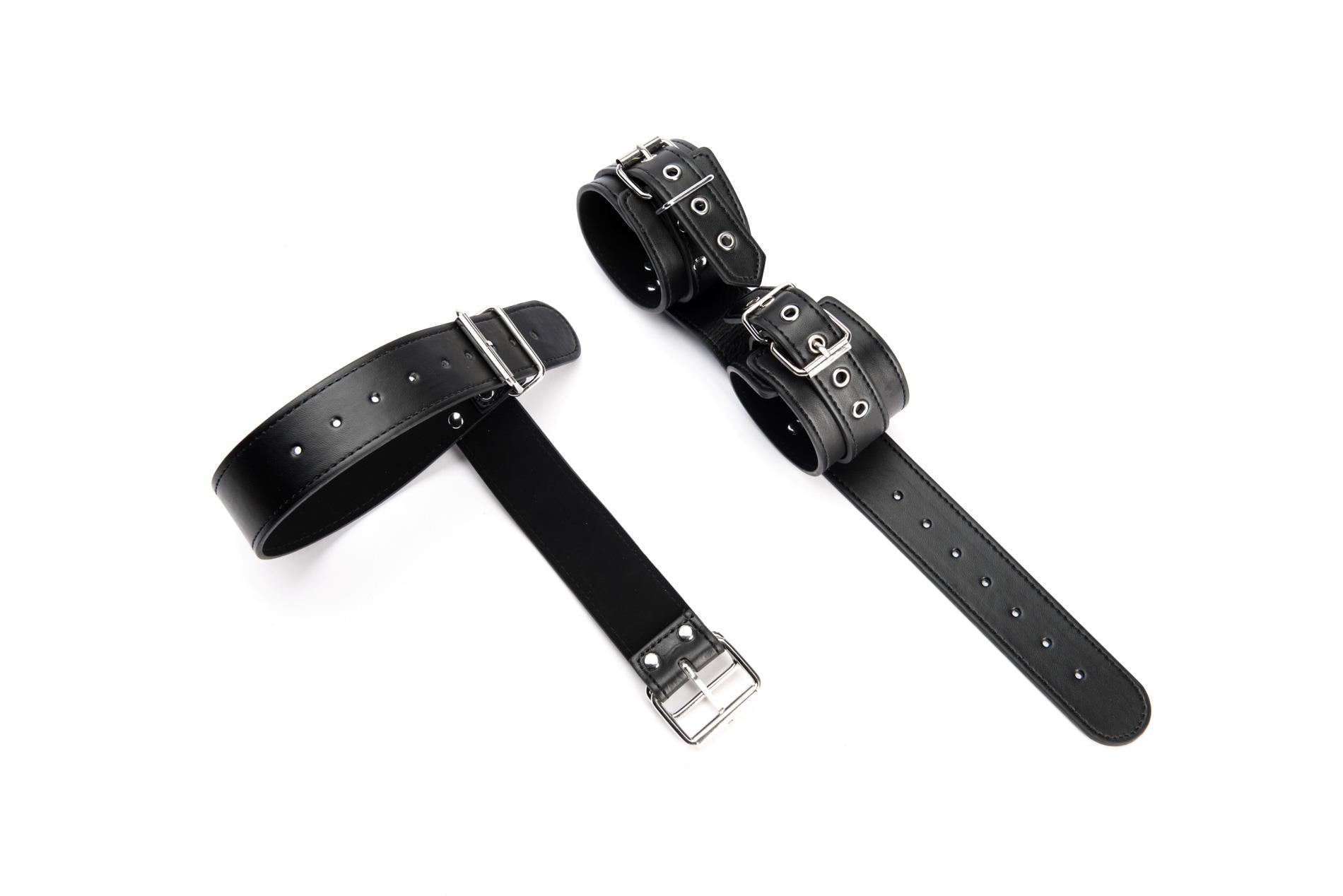 Bondage Collar and Wrist Cuffs