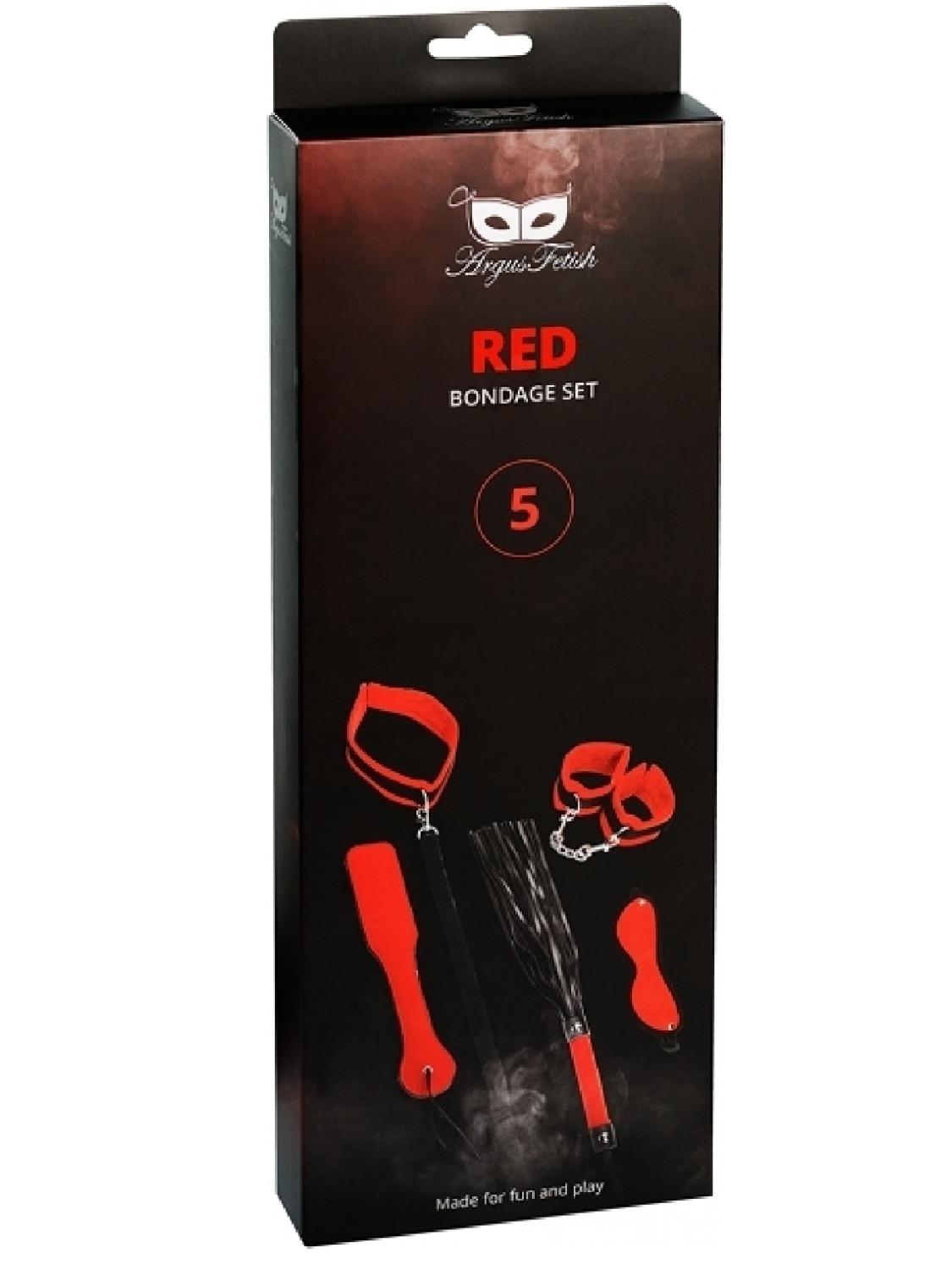 Red Bondage Set