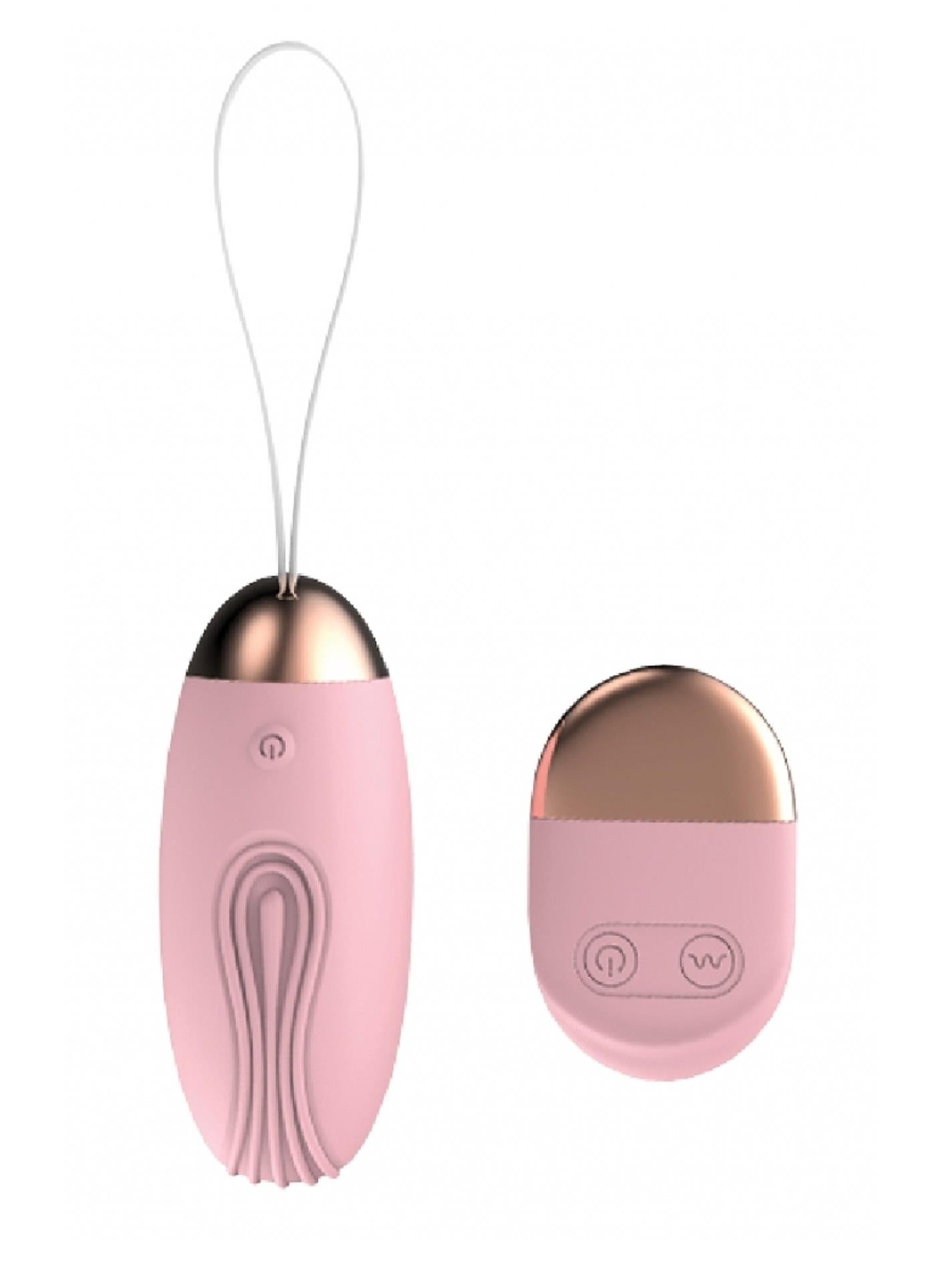 Œuf vibrant télécommandé rose