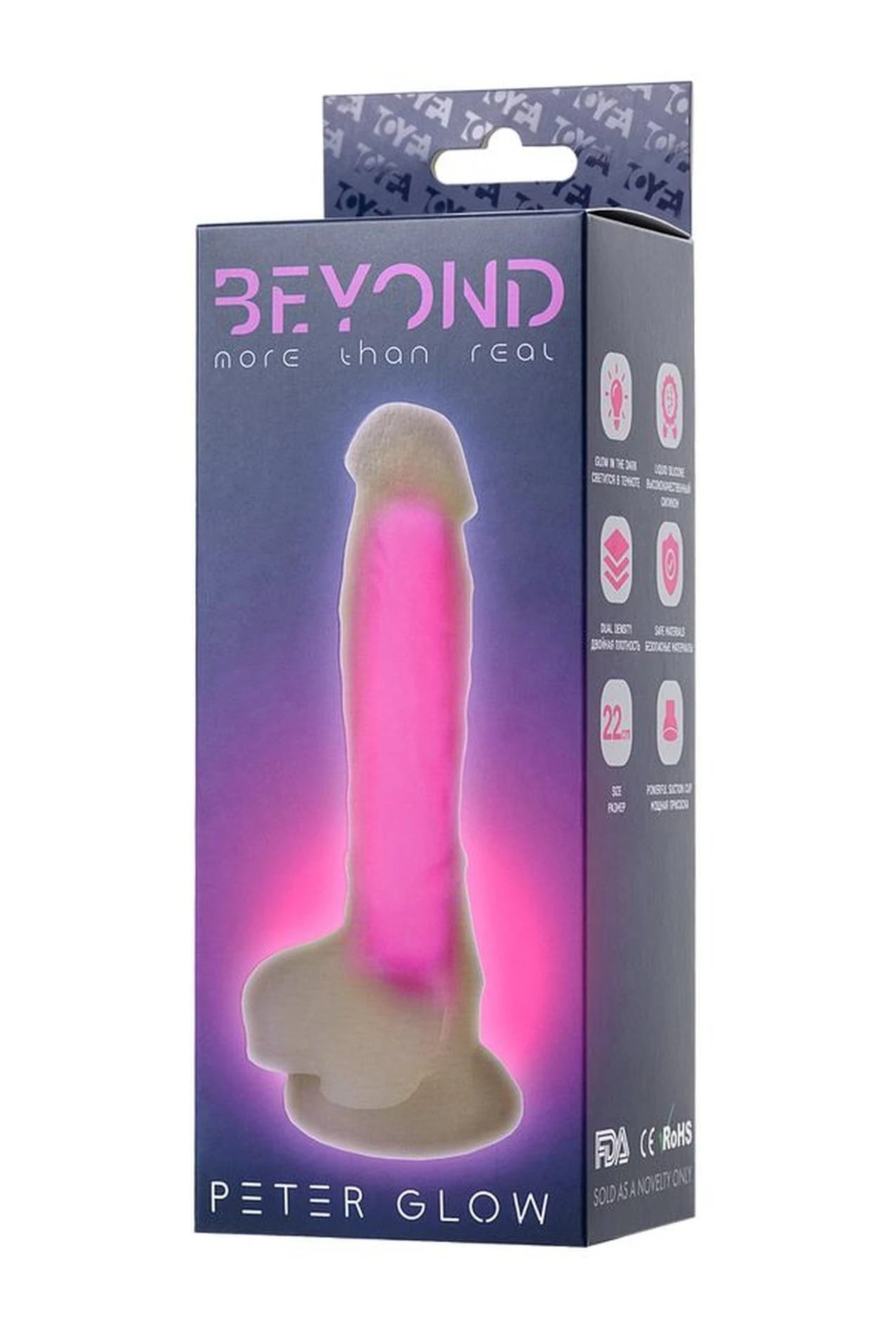 BEYOND BY TOYFA Peter Glow Rose 16,5cm