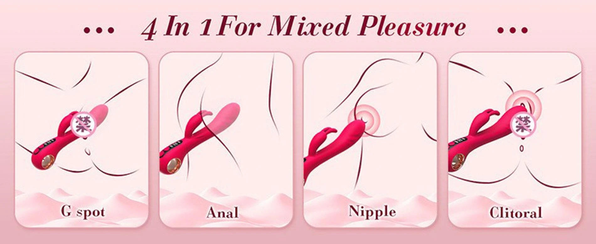 Rabbit G-Spot & Clitoral Dual Stimulation Vibrator