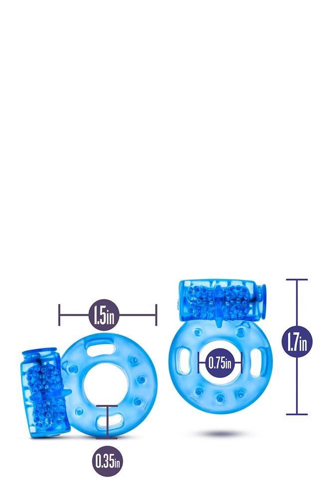 ANNEAU PÉNIS RÉUTILISABLE BLEU STAY HARD