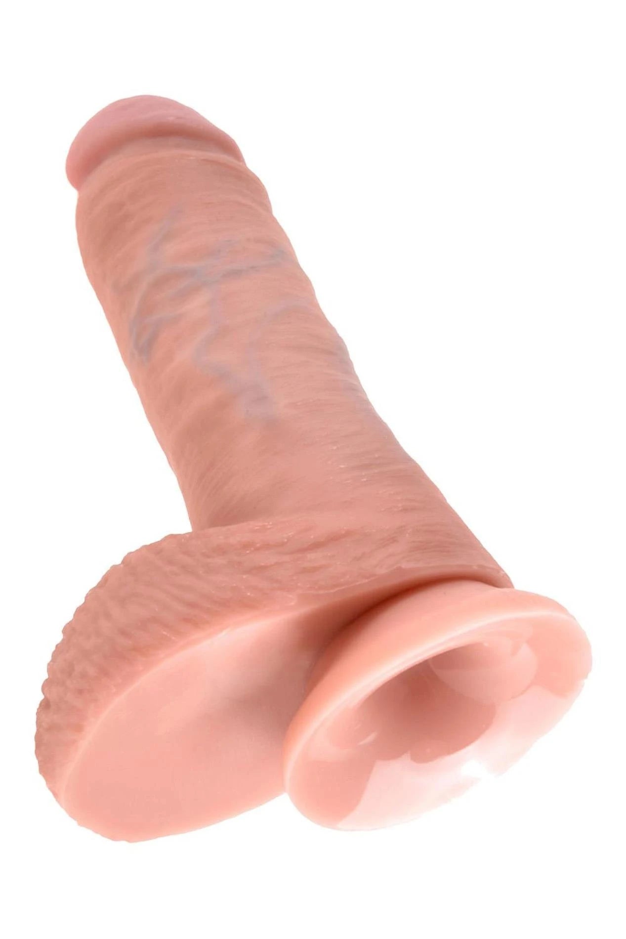 KING COCK 8 POUCES AVEC COUILLES LUMINEUSES