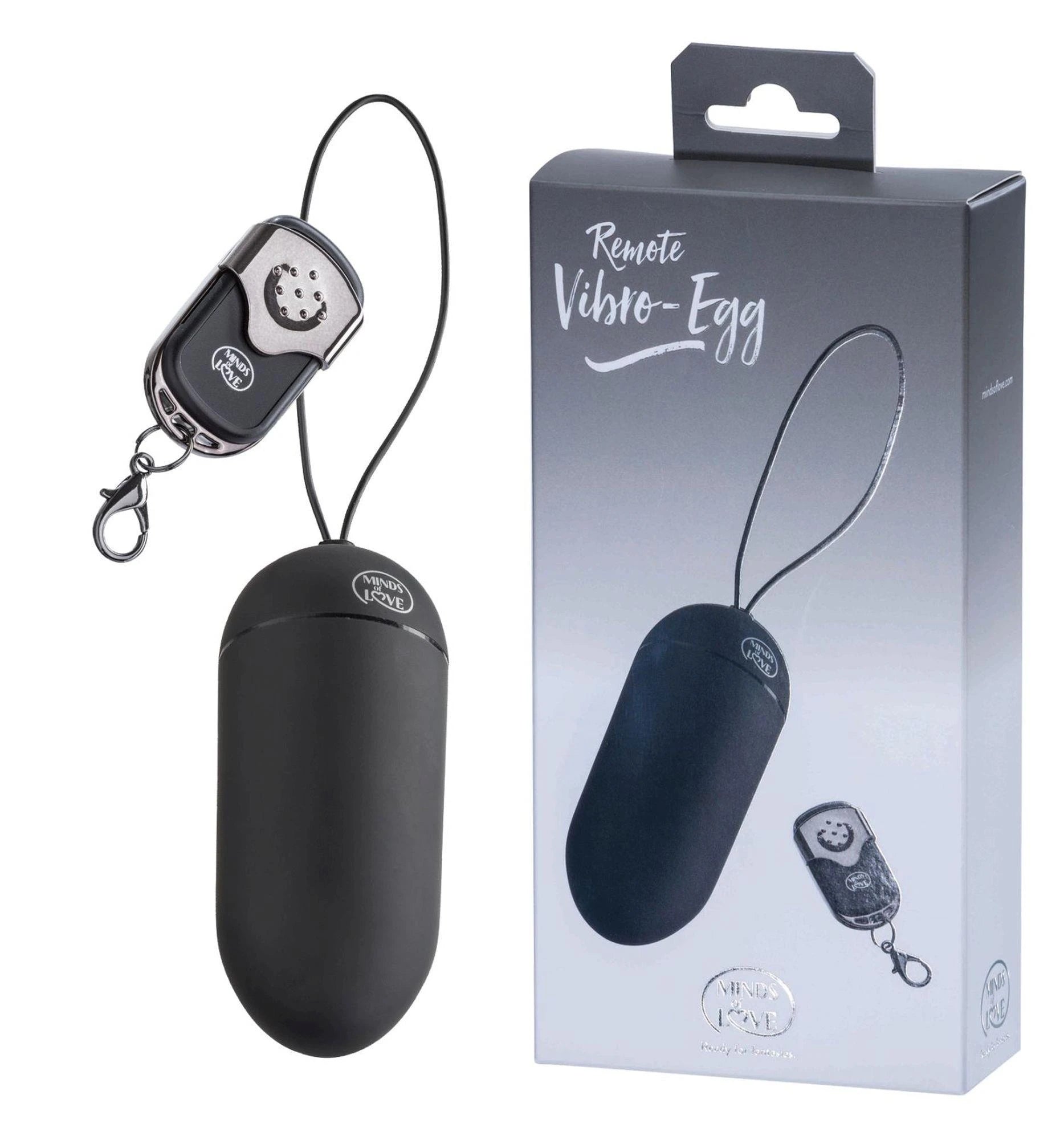 MINDS of LOVE Vibro-Œuf télécommandé noir
