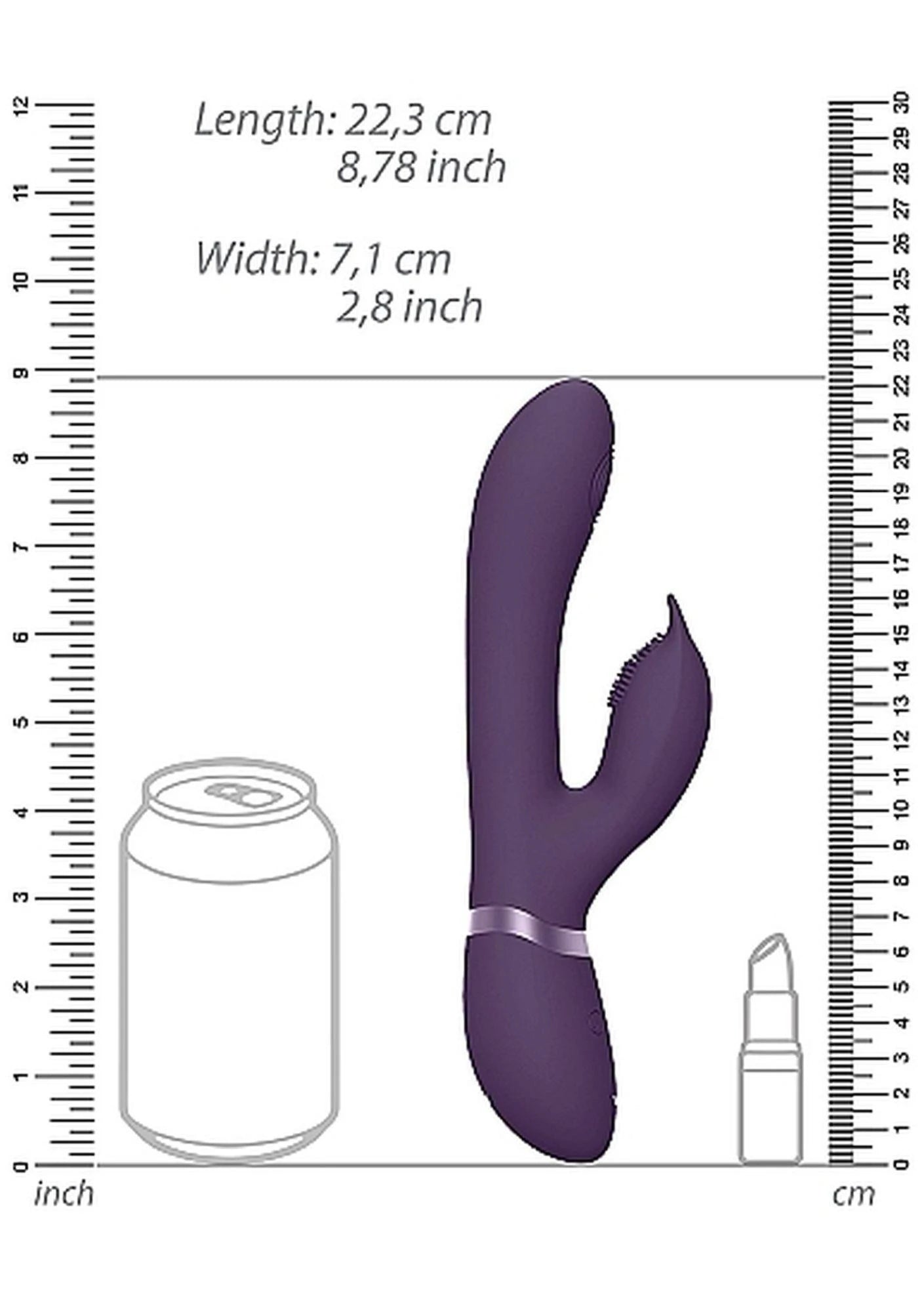 Aimi - Pulse Wave  Vibrating G-Spot Rabbit - Purple