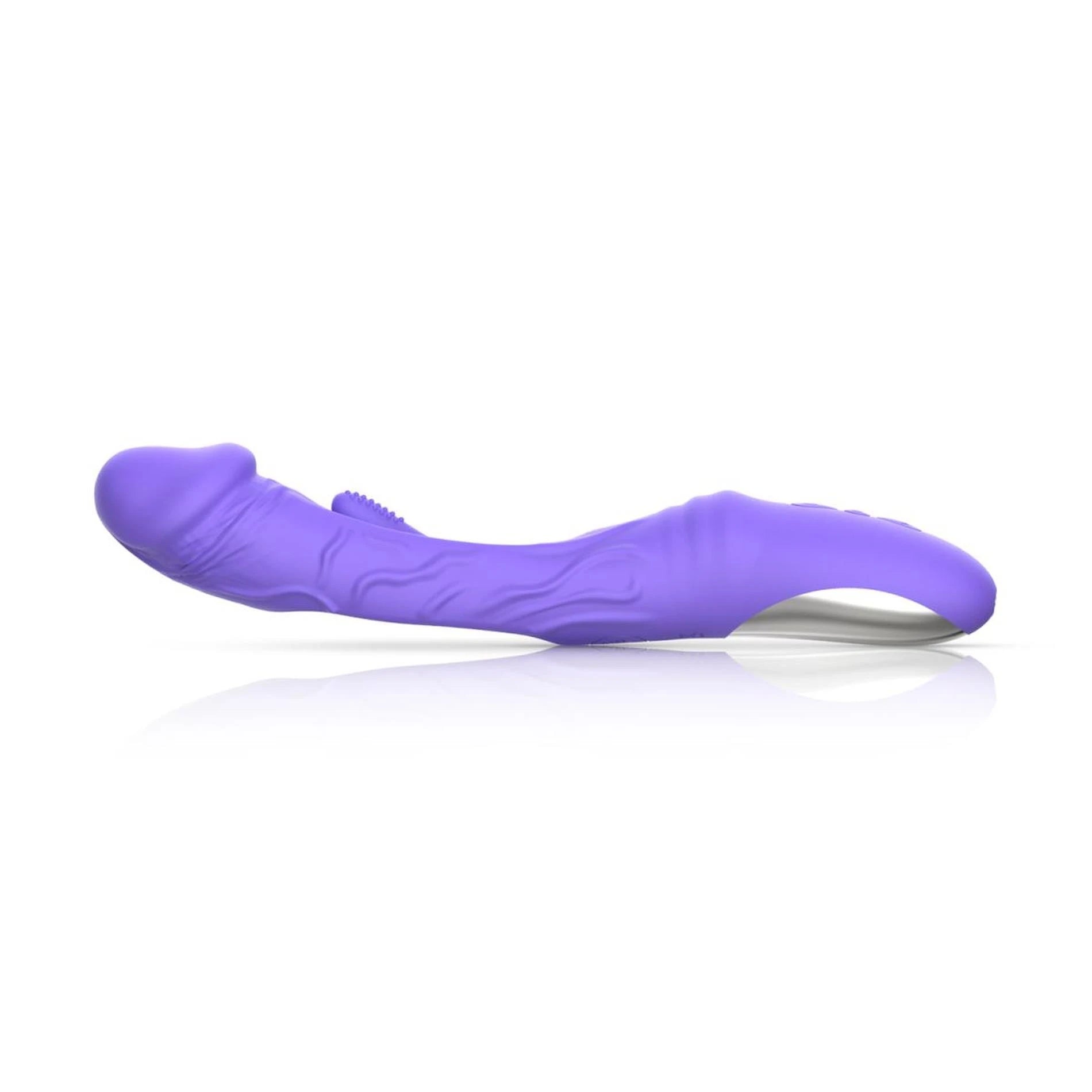 Good Vibes Only - Godemichet vibrant Flax avec stimulateur de point G