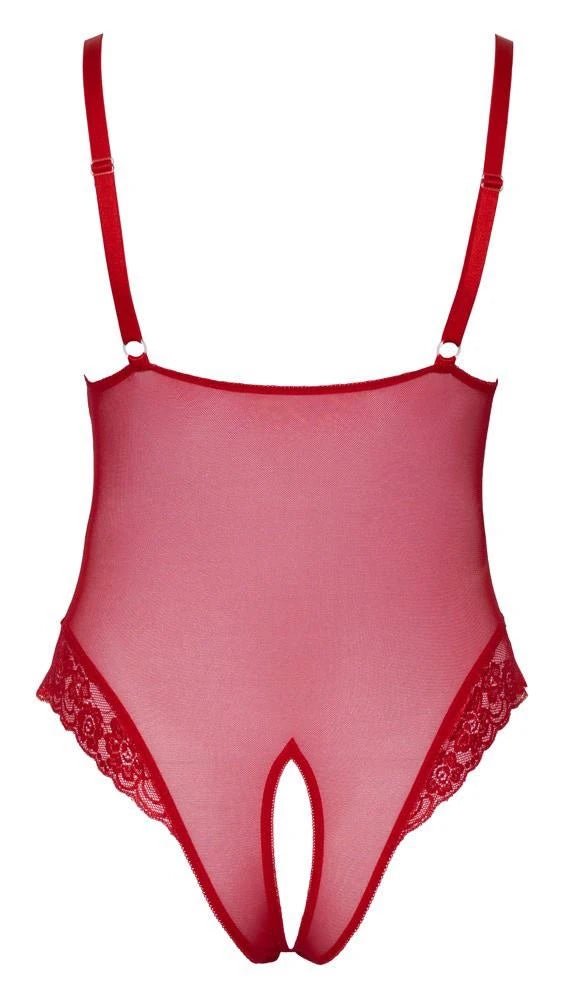 Body sans entrejambe rouge 4XL
