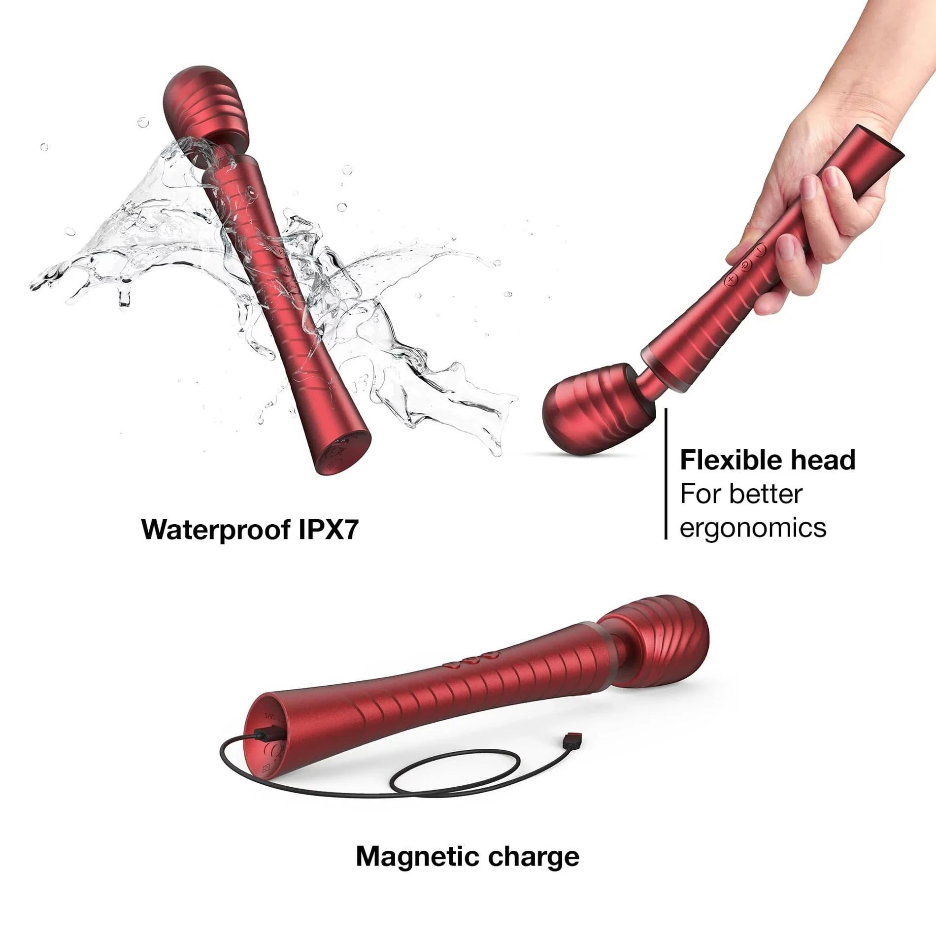 MAN.WAND EDGY VELVET RED
