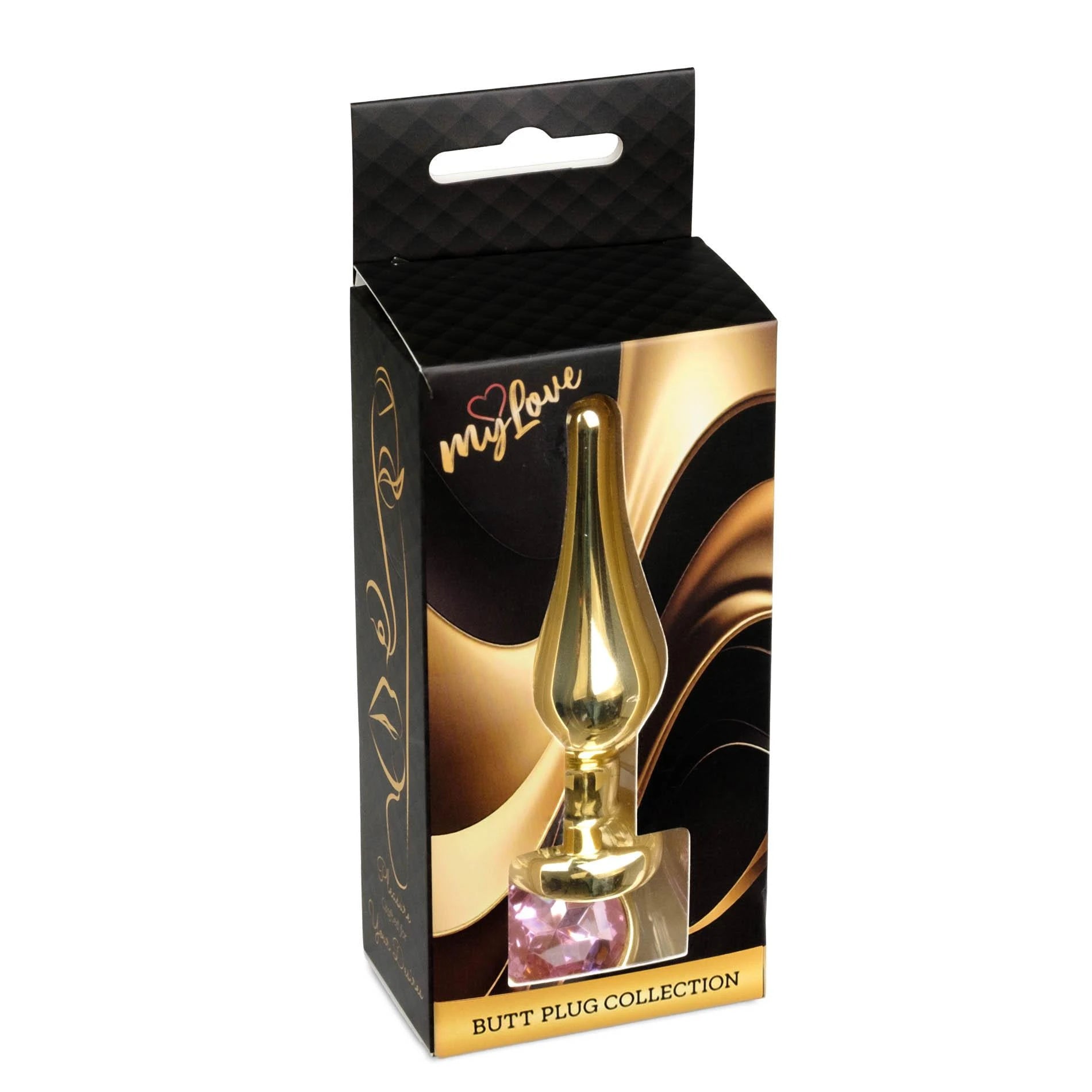 MyLove Toys - Bijoux BUTT PLUG en or - Rose