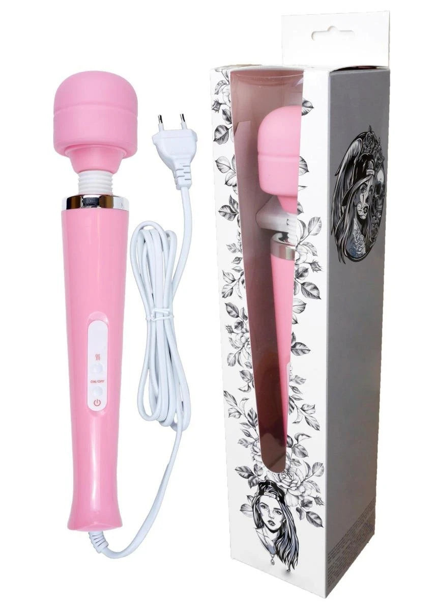 Stimulateur - Baguette de massage Magic Massager Câble 110-240V Rose 10 Fonctions
