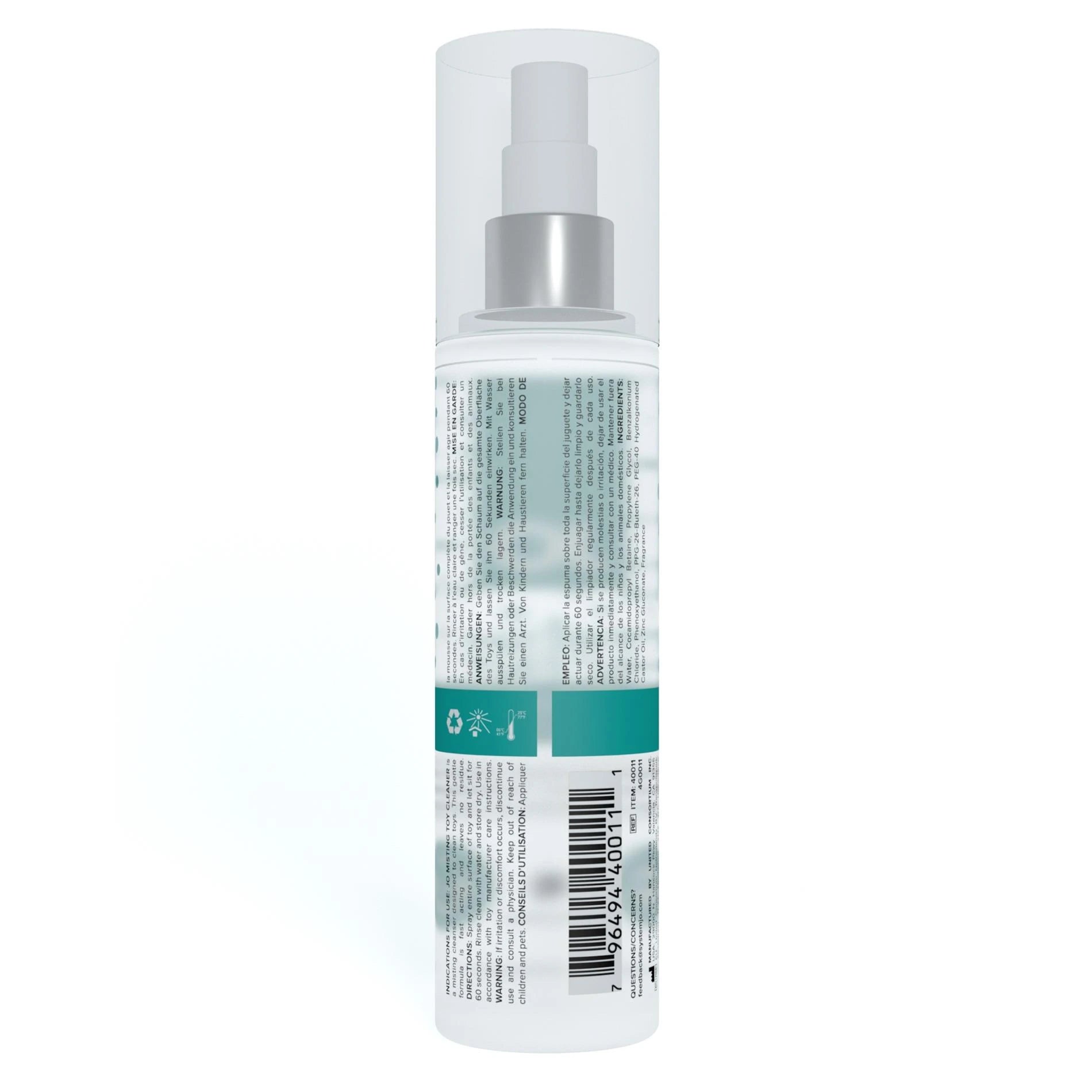System JO - Nettoyant désinfectant pour sextoys, parfum frais, 120 ml