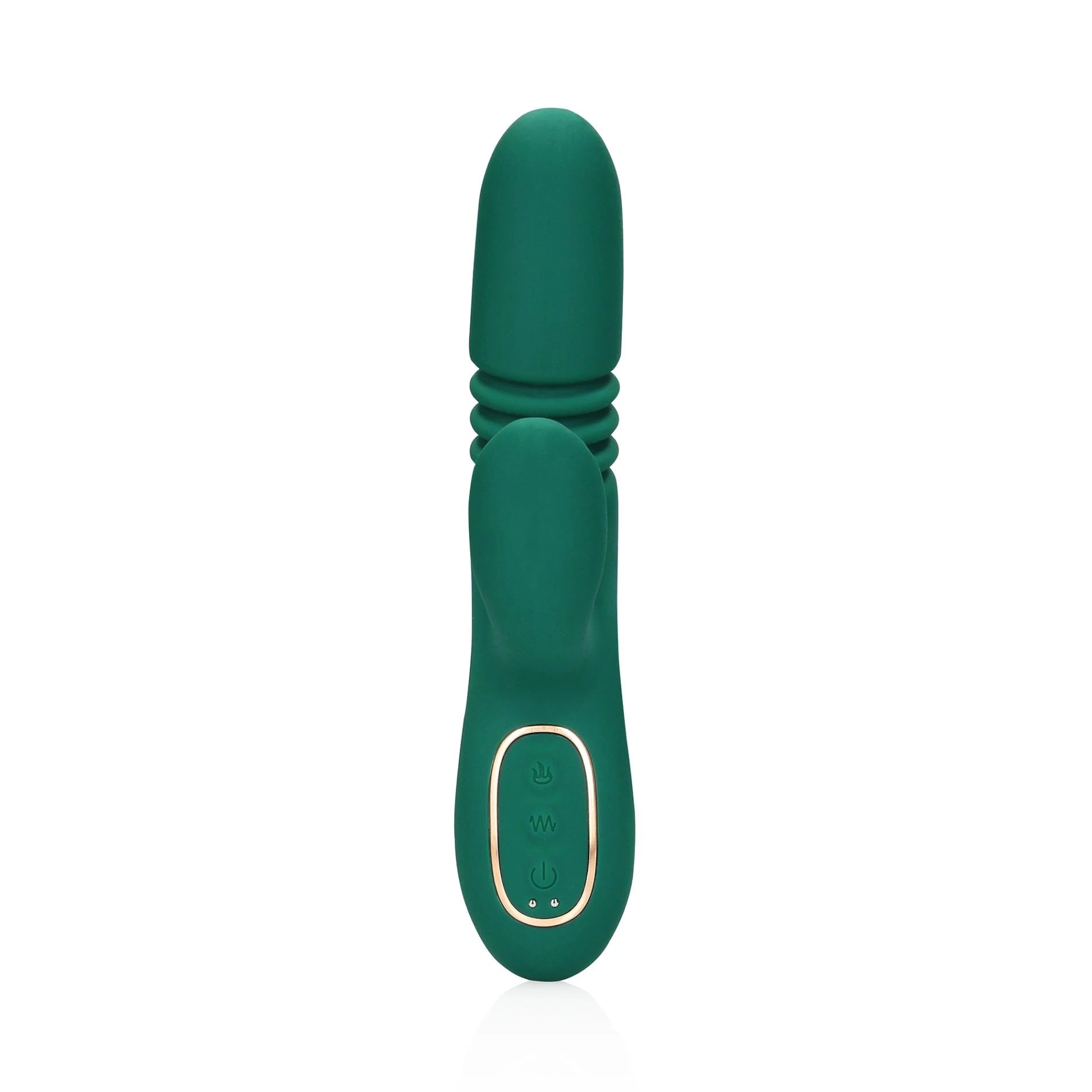 Thrusting and Warming Rabbit Vibrator - Ancient Sea