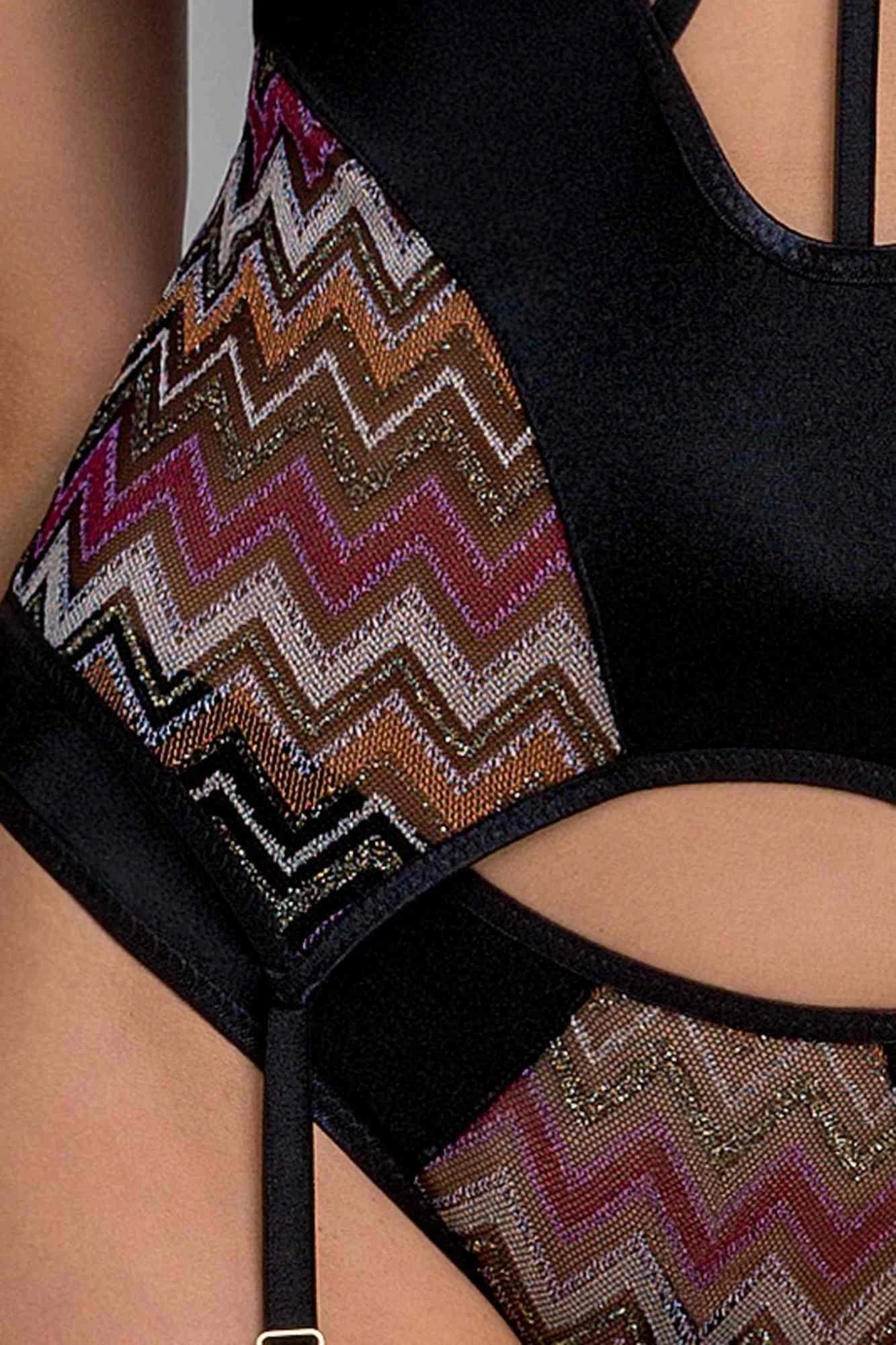 Lagerta Corset black XXL/XXXL